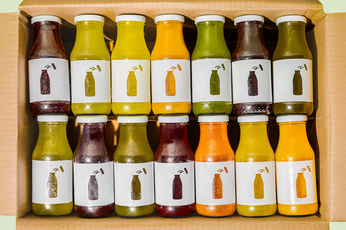 Beverage photography - Delivery box