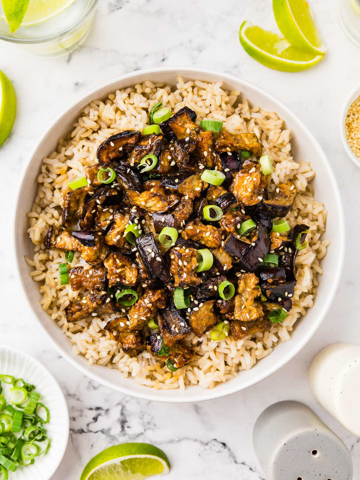 Teriyaki eggplant by Jem Mantiri