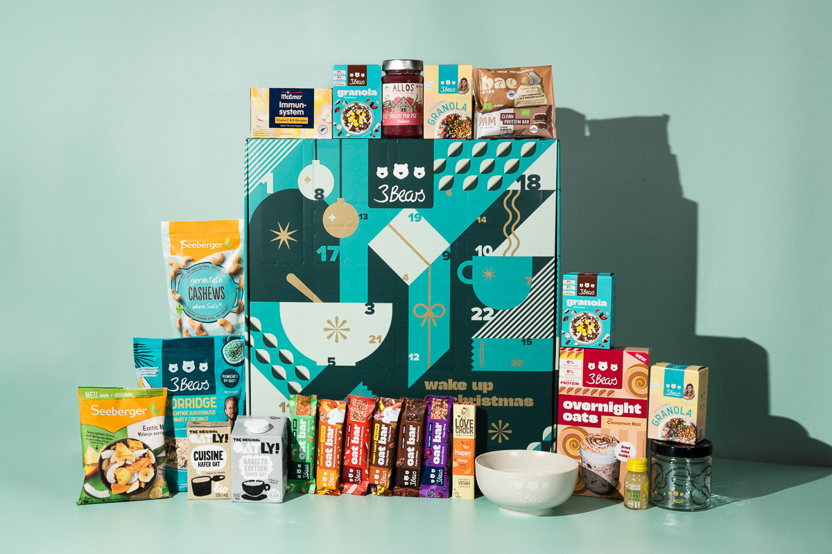 3Bears' Advent Calender, captured by Jem Mantiri, a Rotterdam food photographer.