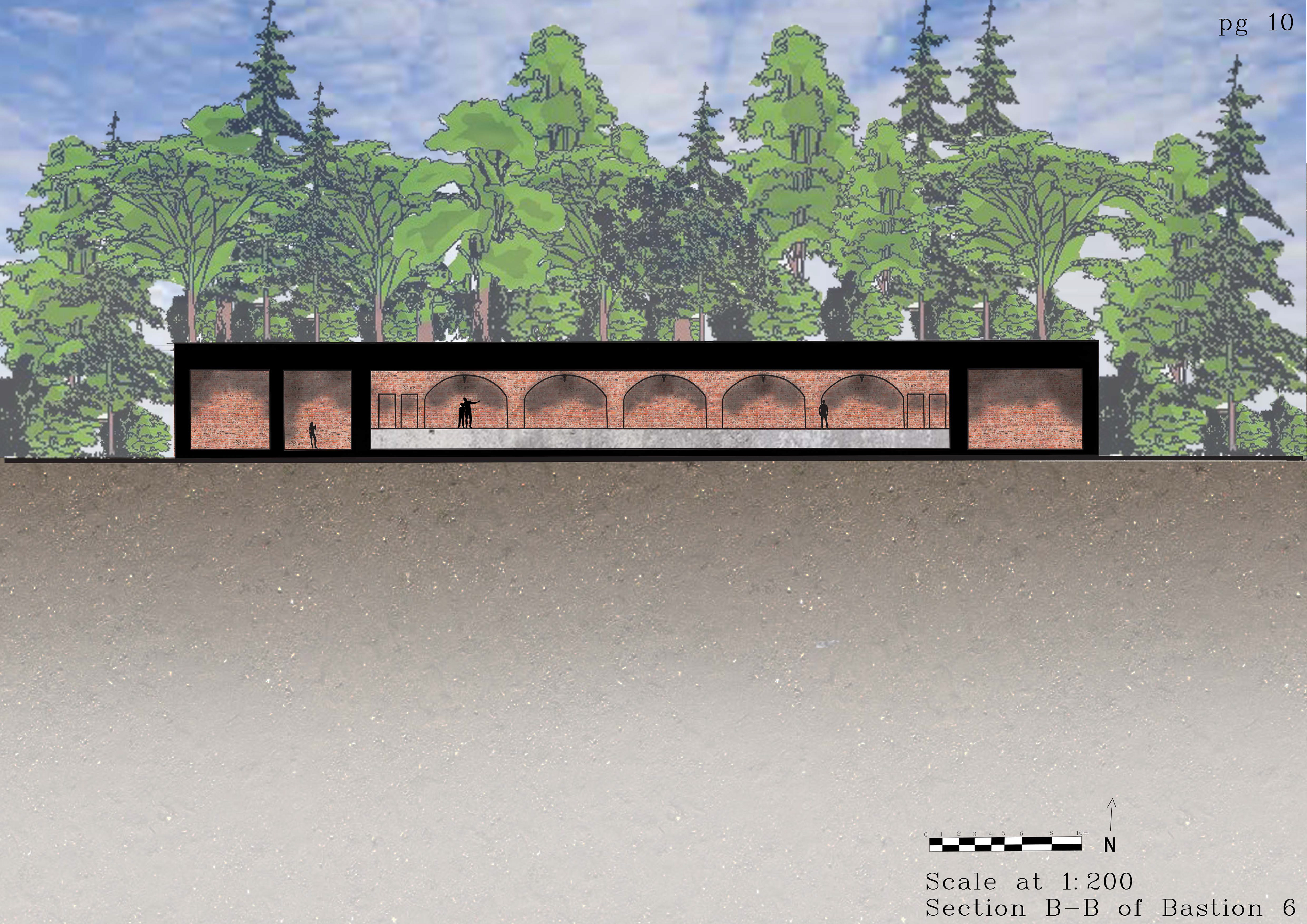 Bastion 6 Section B-B