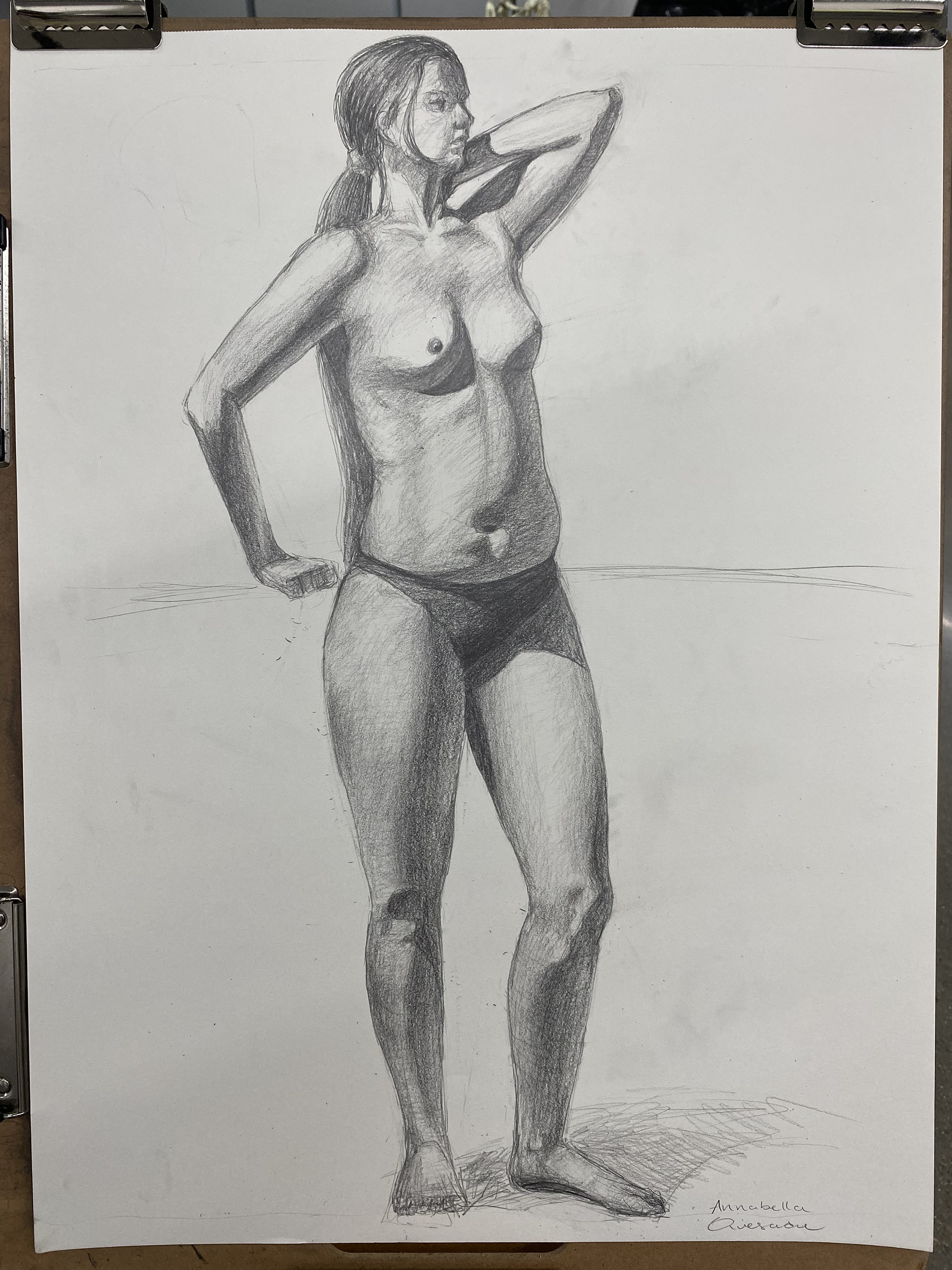 18 x 24 Graphite on White Drawing Paper