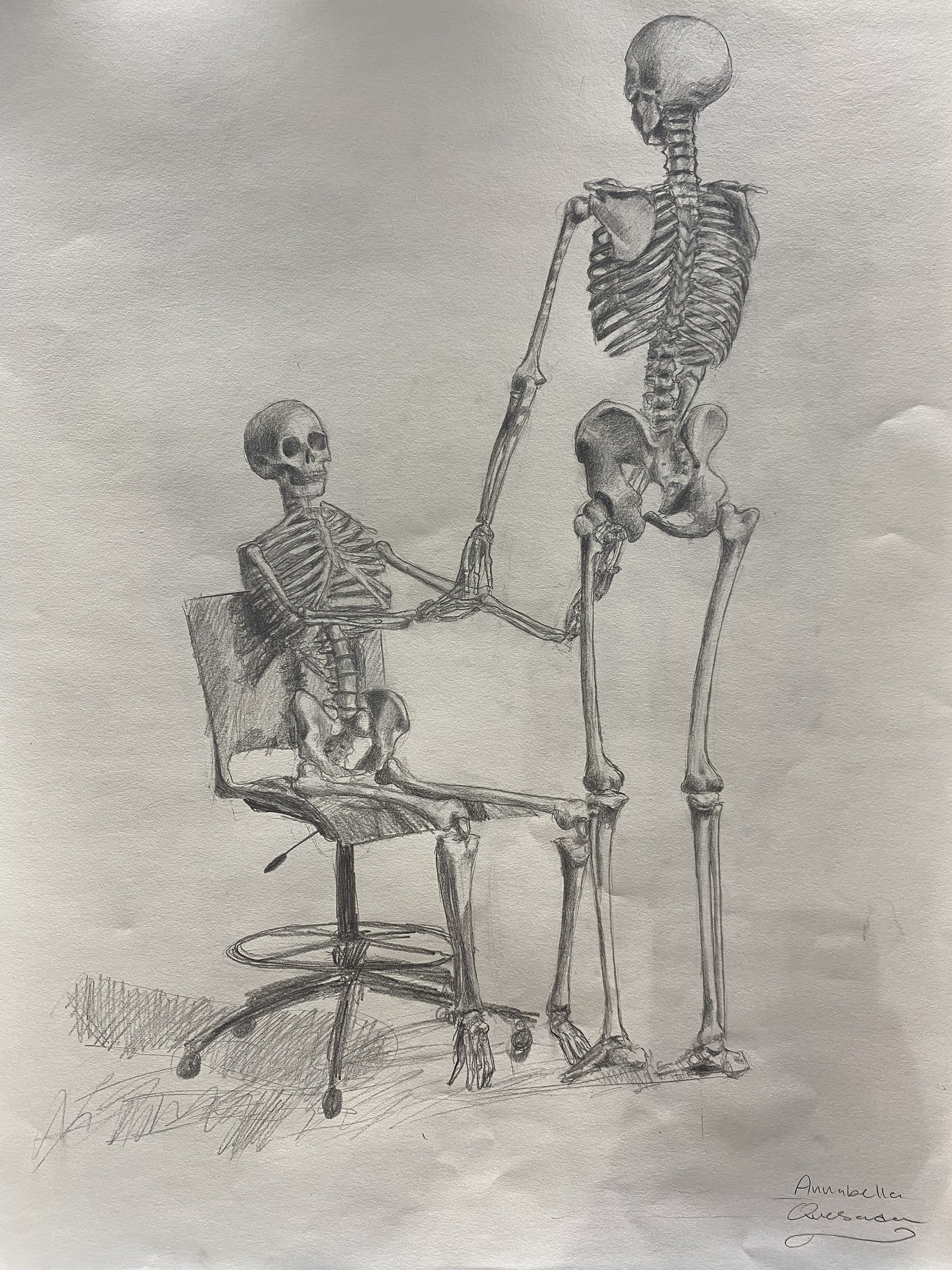 18 x 24 Graphite on White Drawing Paper