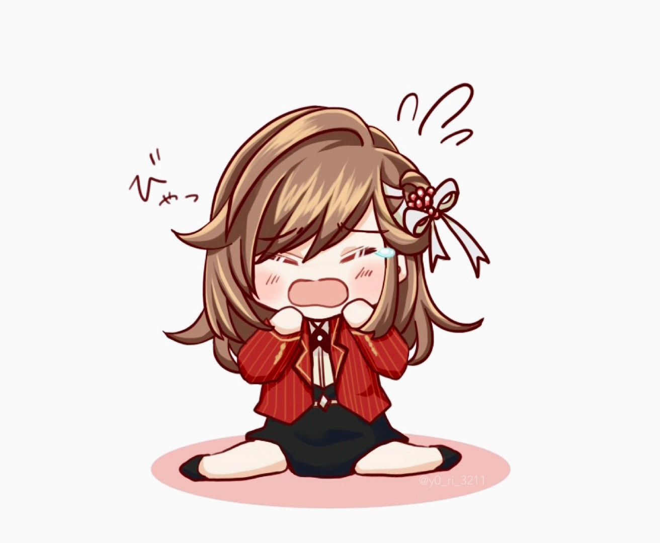 未定事件簿 主人公SD落書き