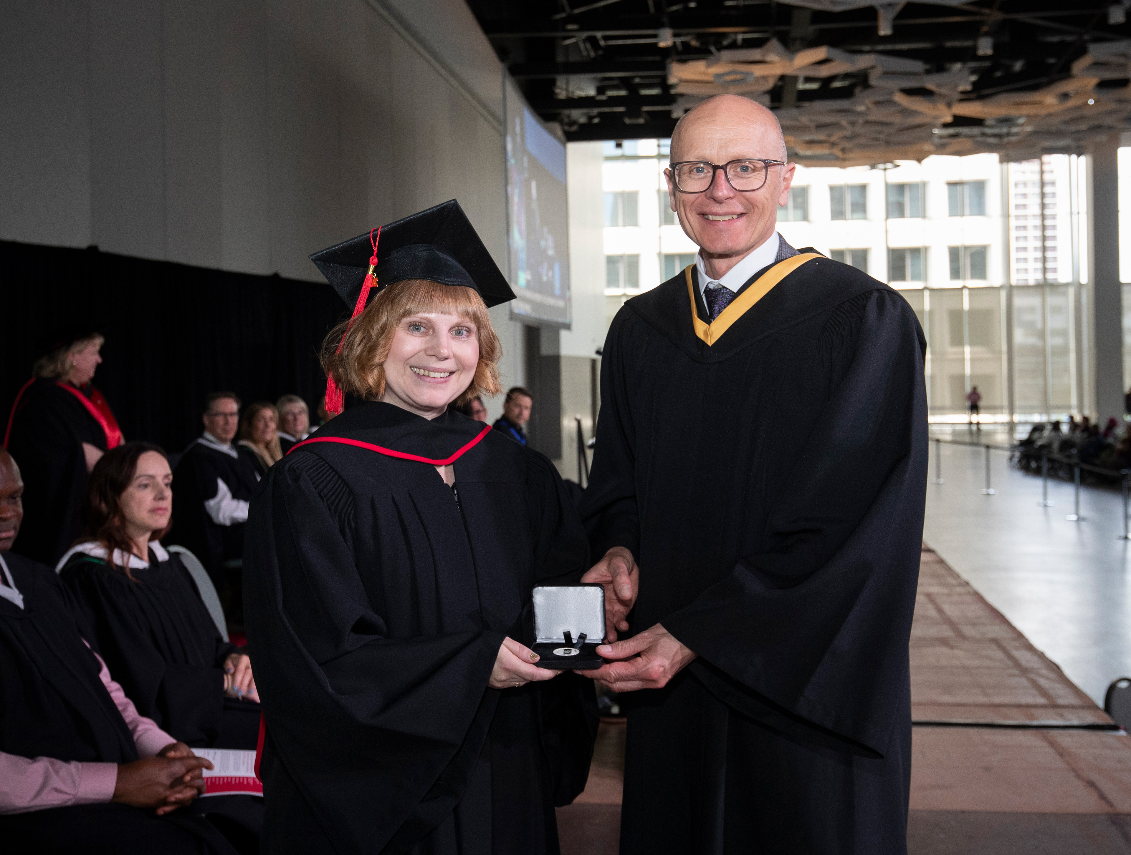 Mandi with Fred Meier, President and CEO of RRC Polytech.