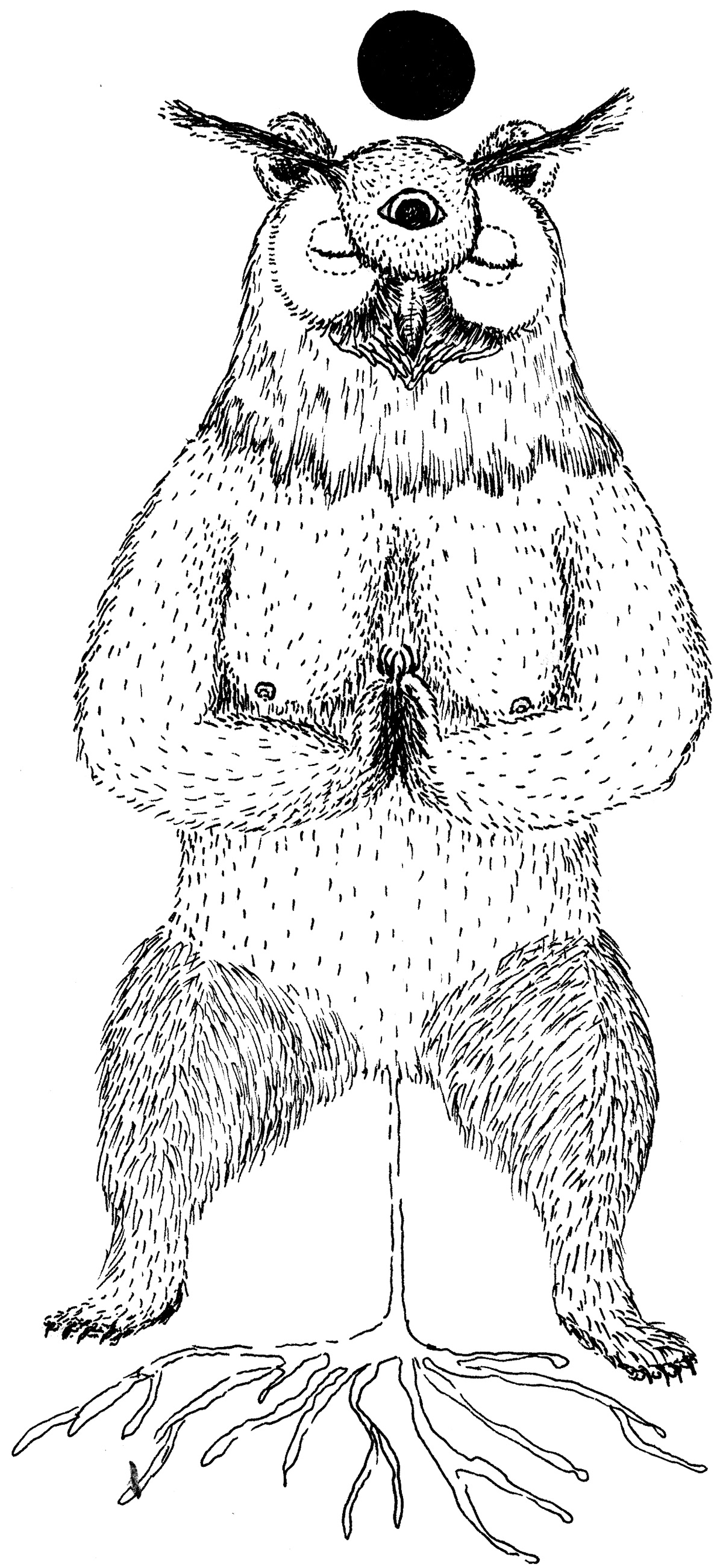 Totem of the menstruation phase of the cycle : The monk