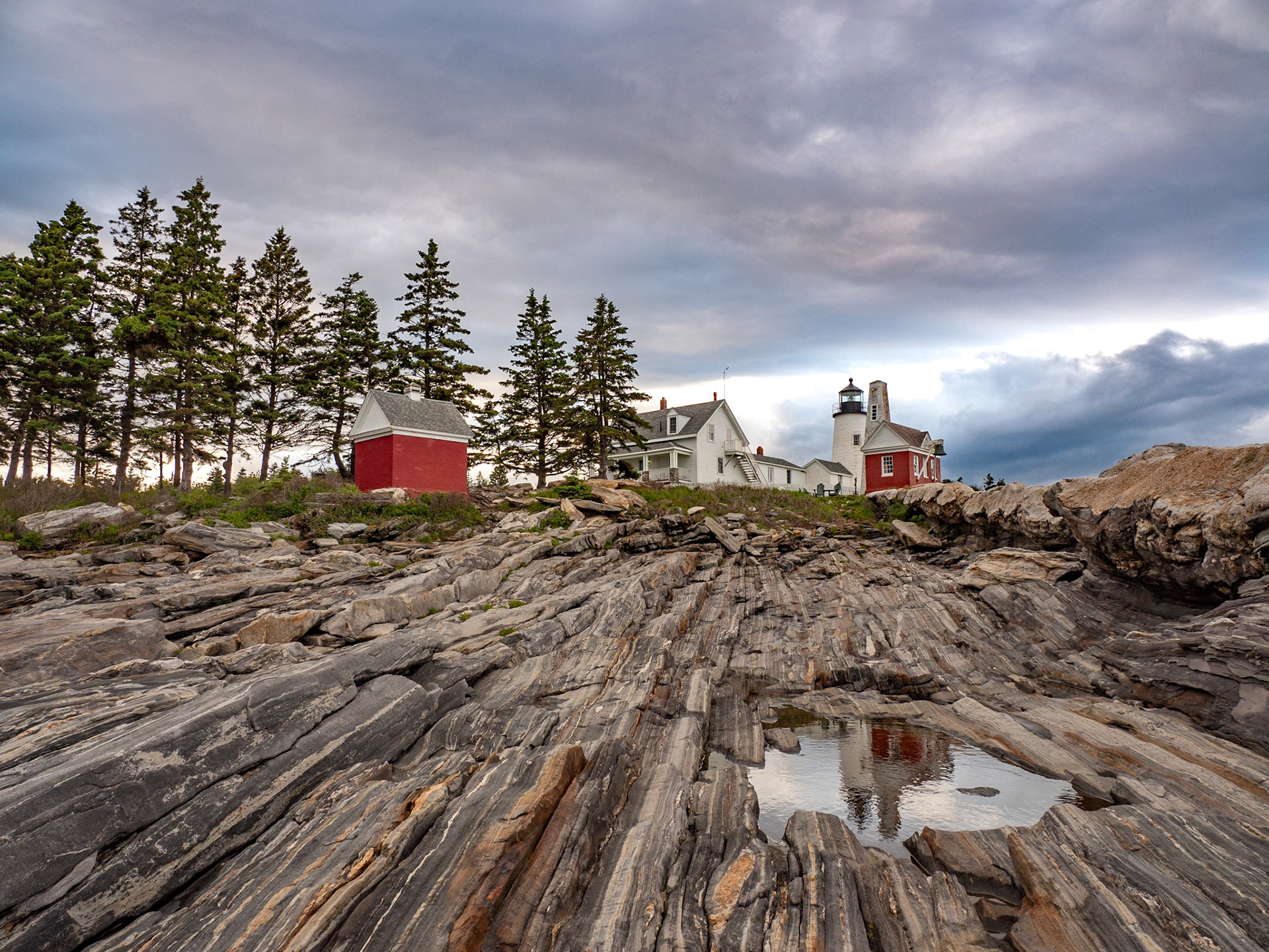 Pemaquid Point Light Refelection