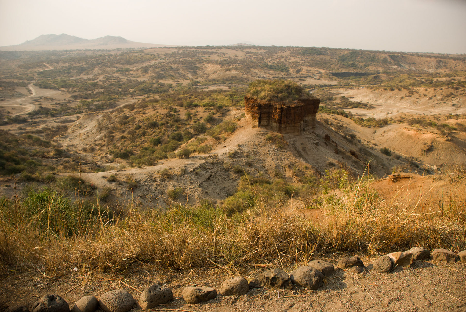 A view over Olduvai Gorge