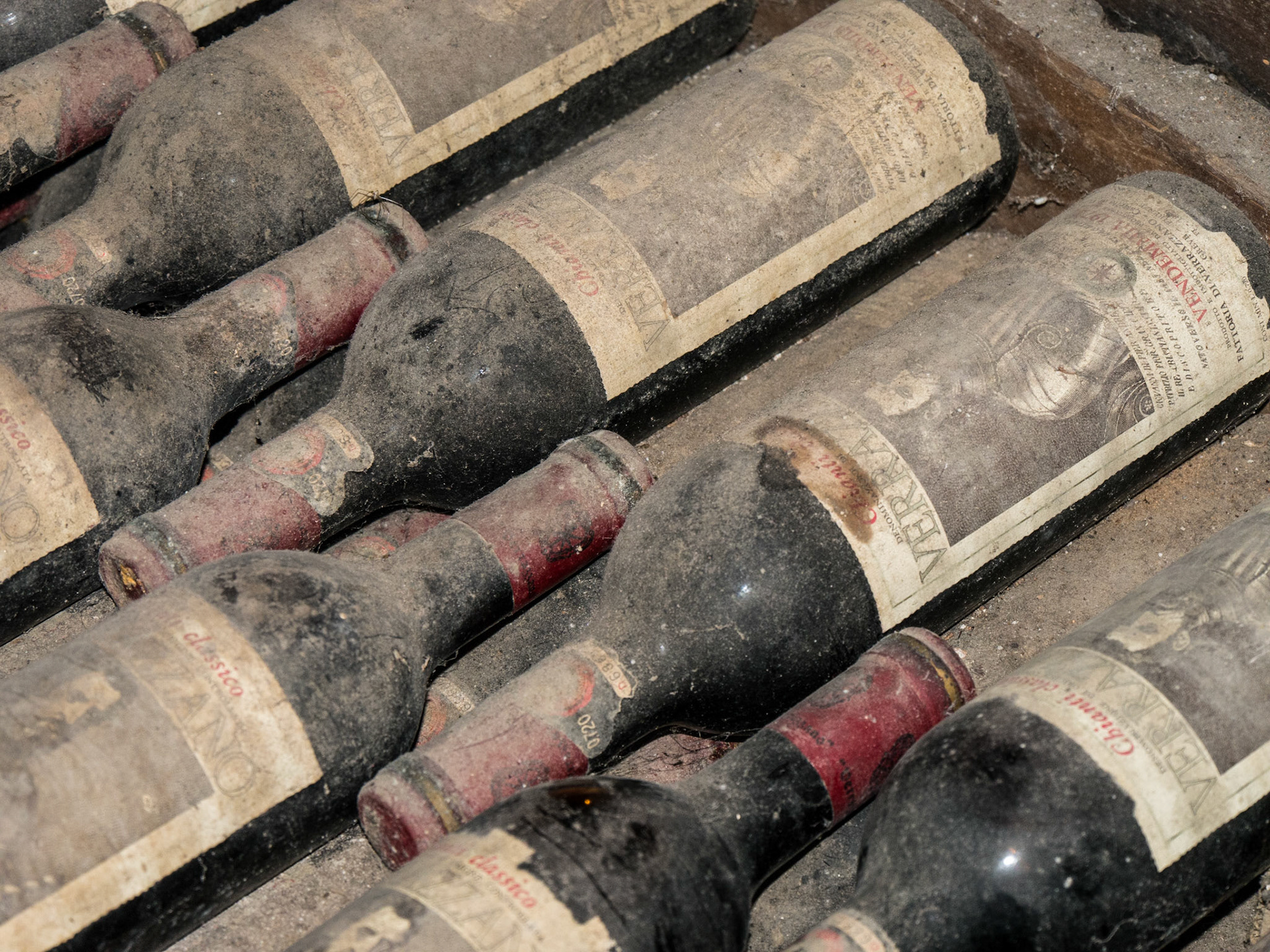 Well aged Cianti at Castello di Verrazzano
