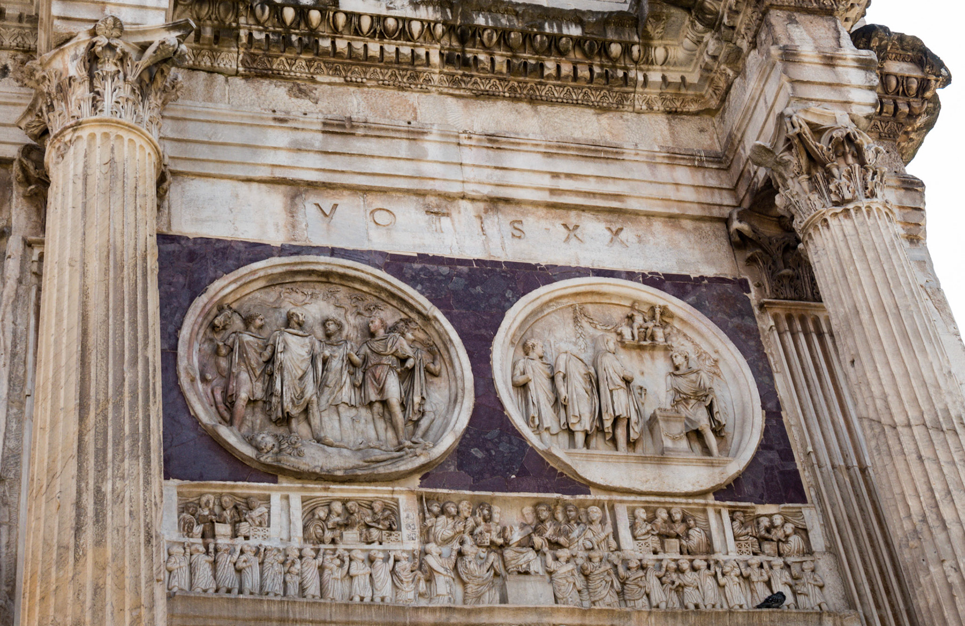Arch of Constantine Detail