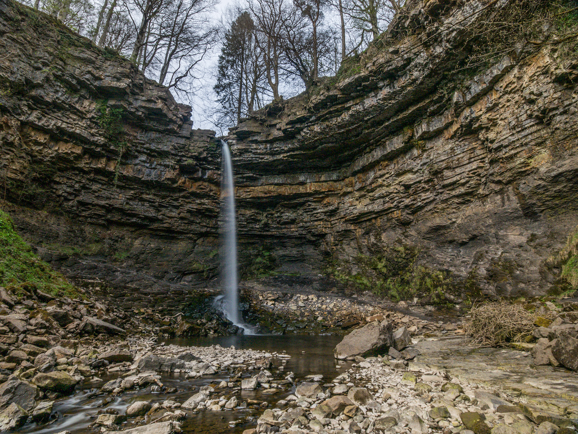 Hardraw Force, England's largest single drop waterfall