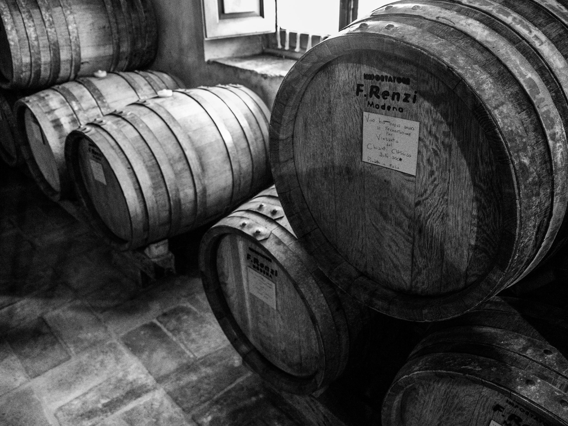 Cianti Barrels at Castello di Verrazzano