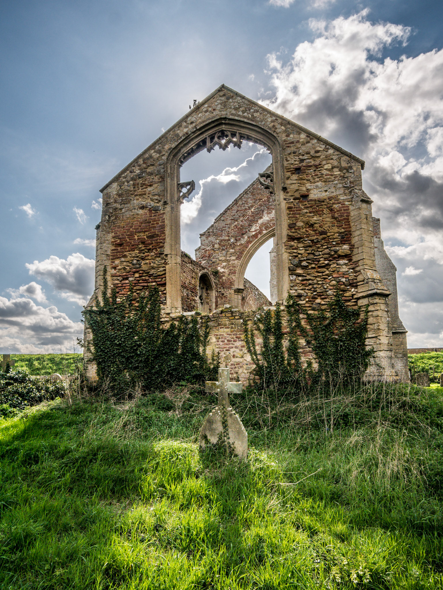 St Peter's church ruins near Downham Market