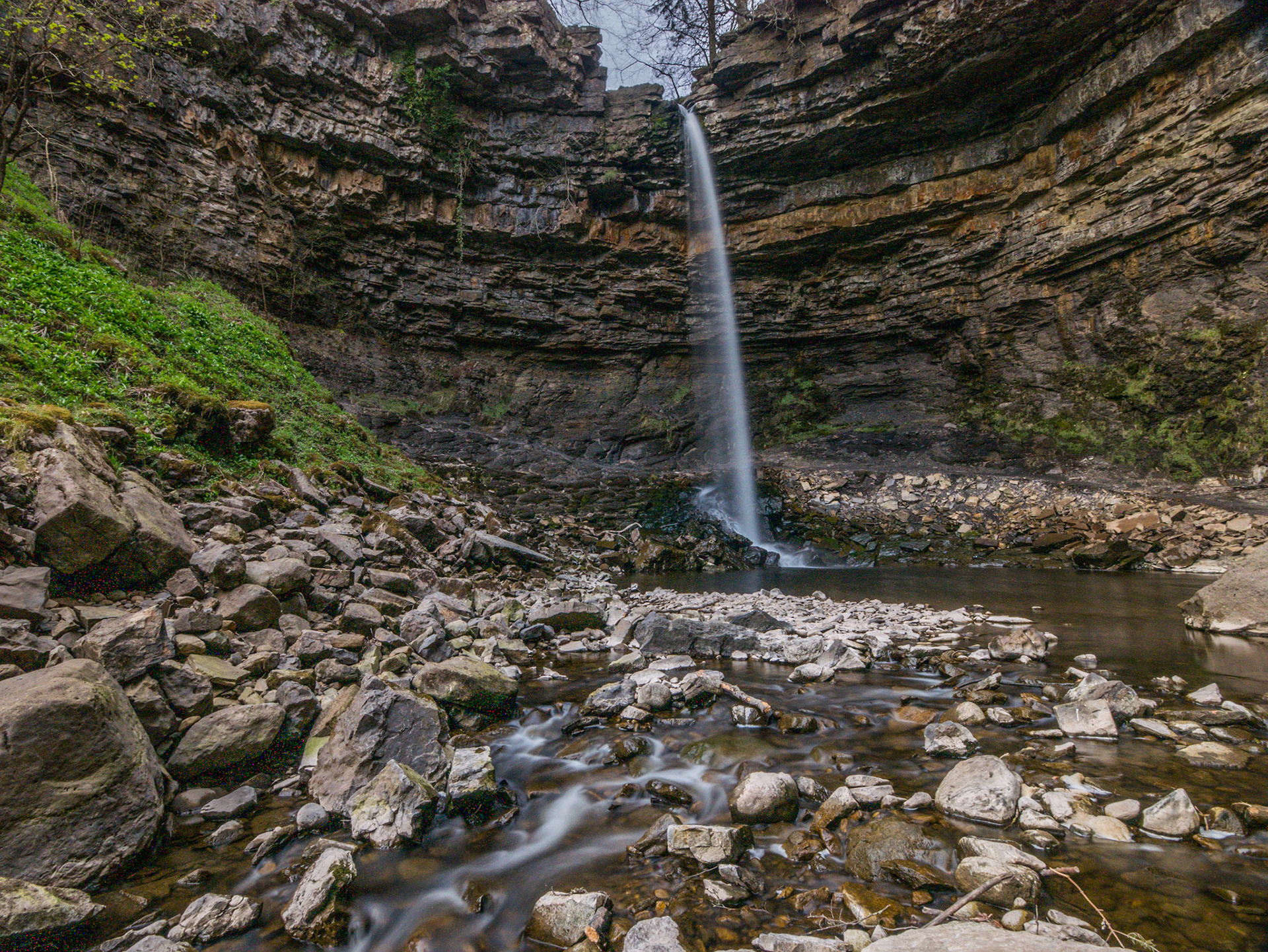 Hardraw Force, England's largest single drop waterfall