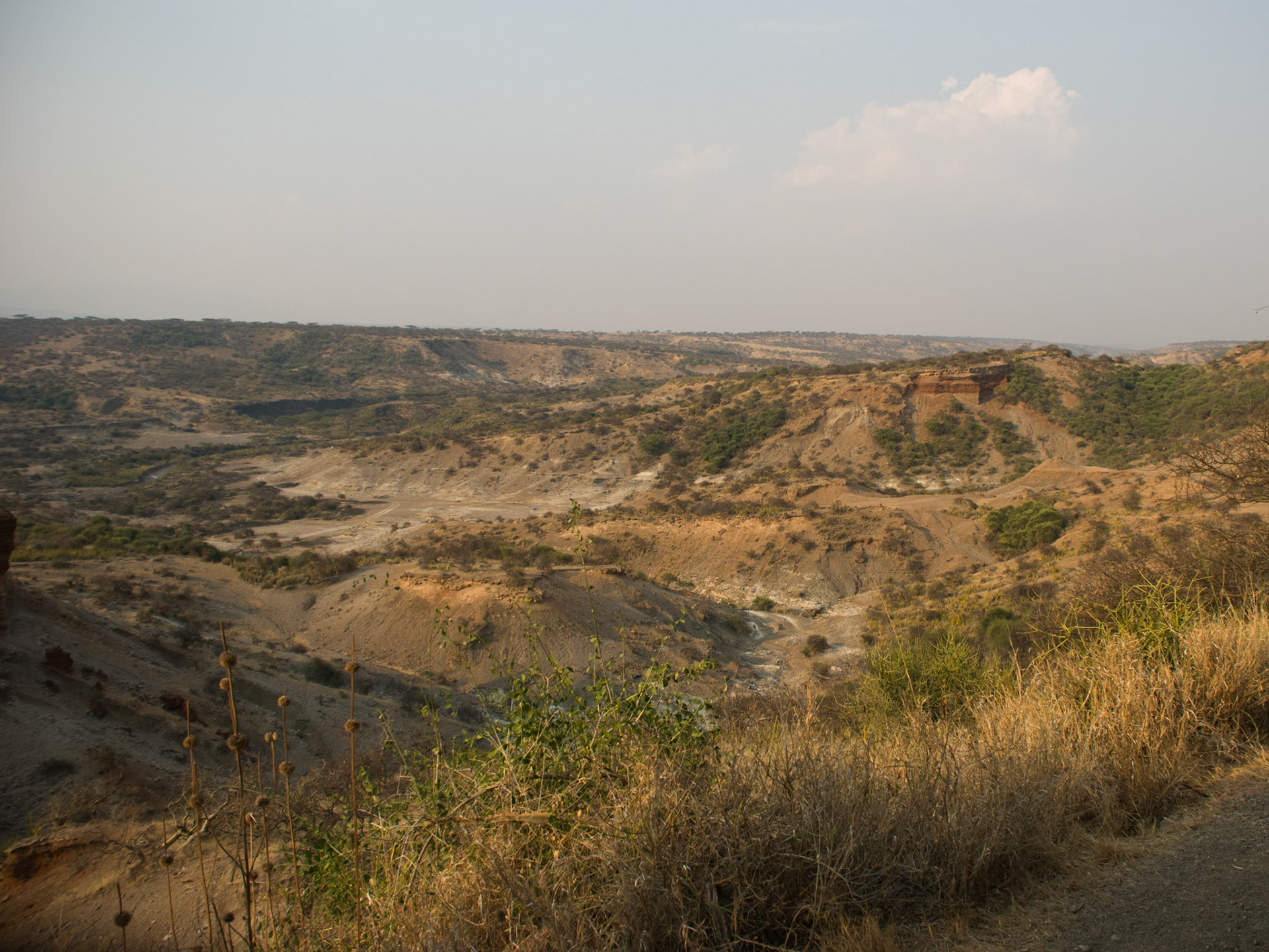 A view over Olduvai Gorge