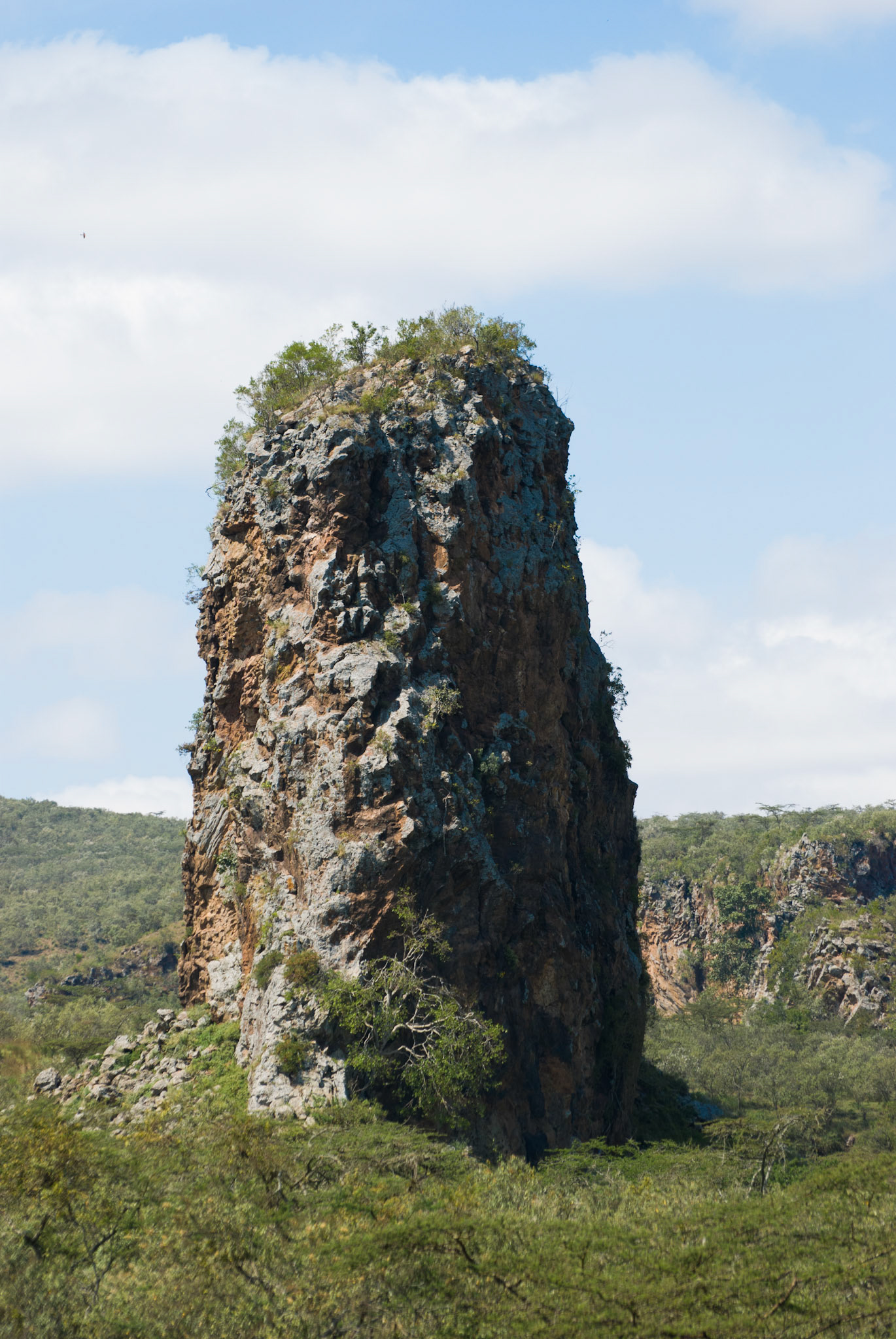 Rock formation at Hell's Gate National Park