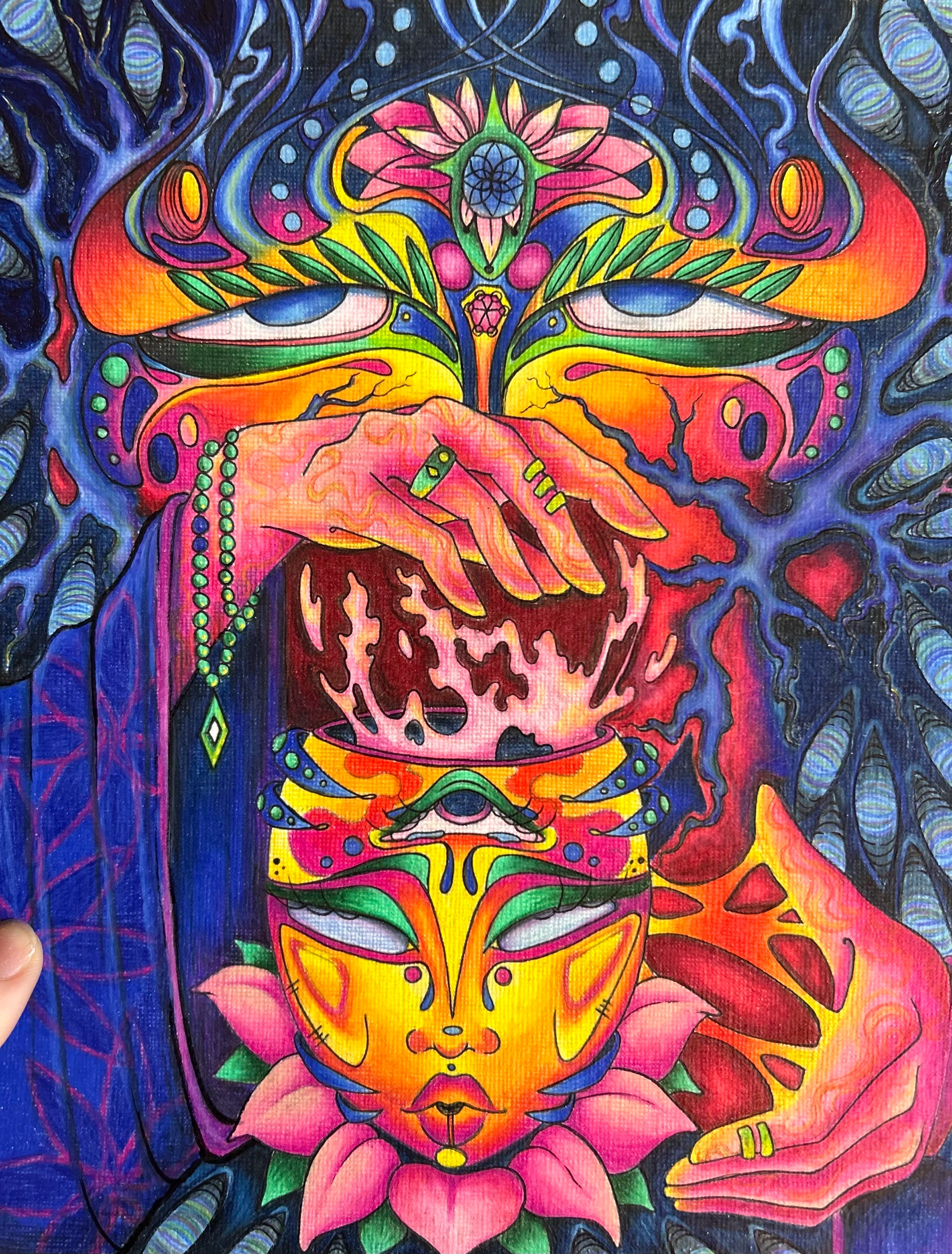 This one is actually pencil crayon, also featured on an S2SC merch drop.