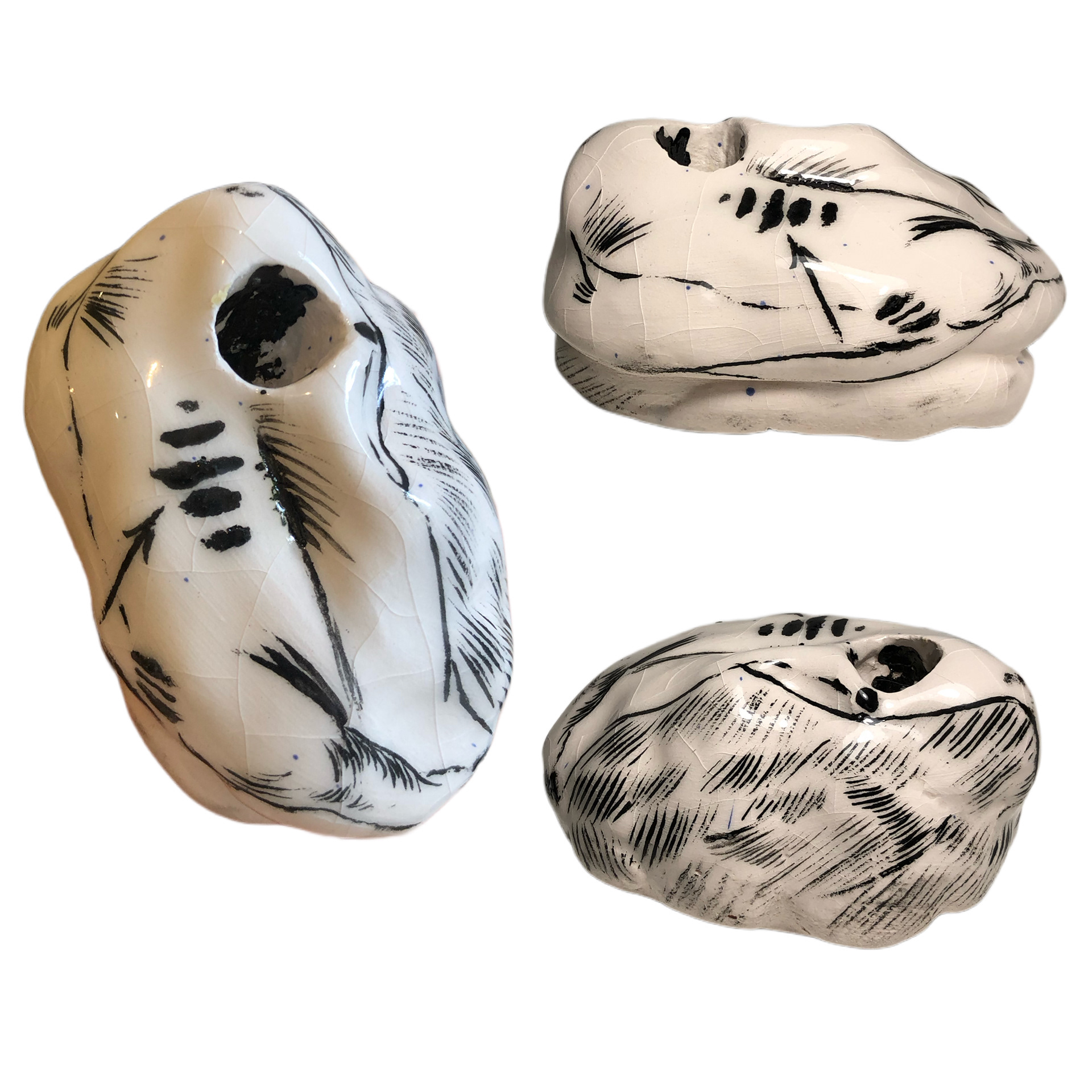 memento 0, 2023, glazed ceramics, private collection