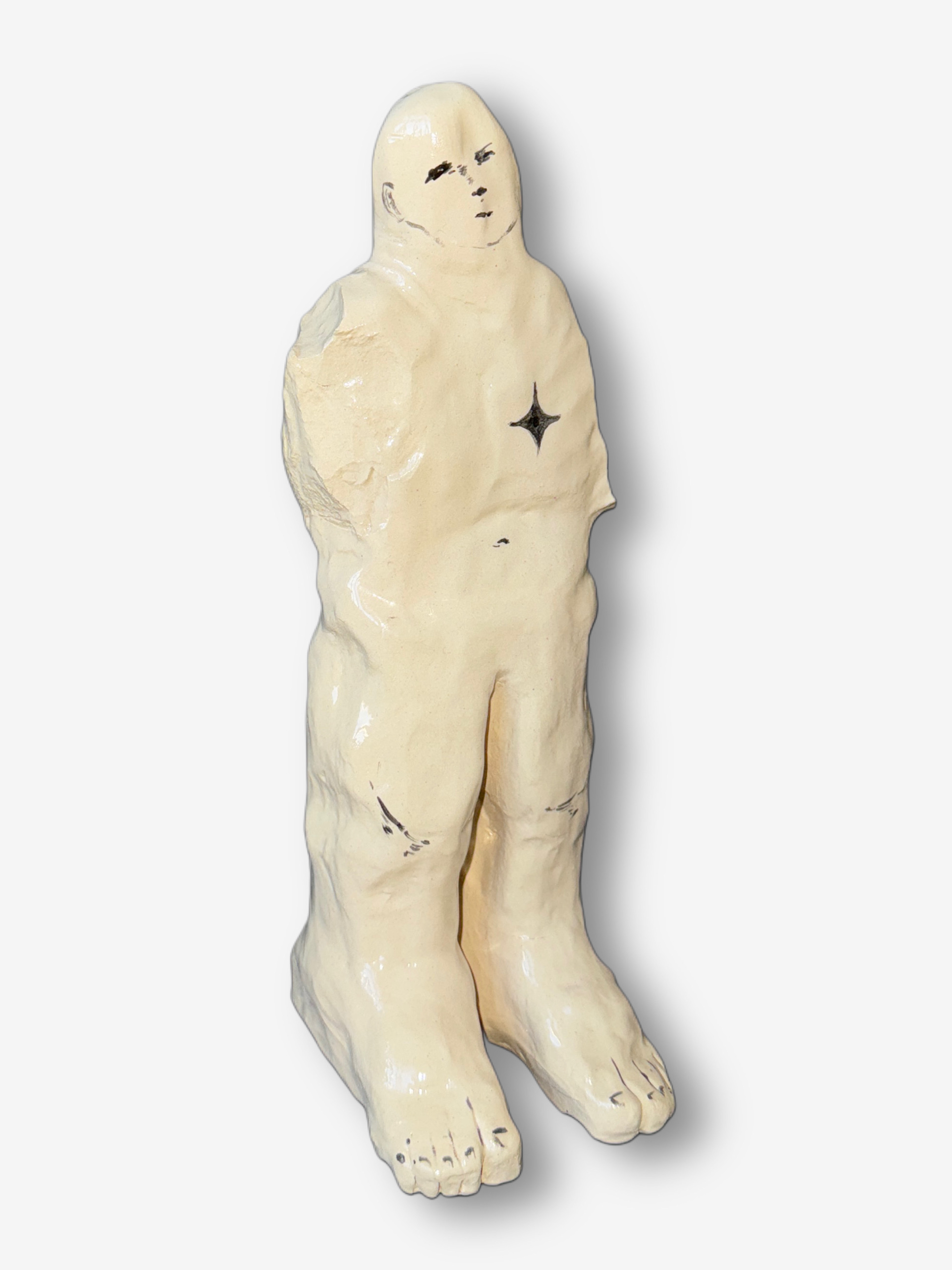 Wingless, 2025, glazed ceramics, 75x95x245 mm, private collection
