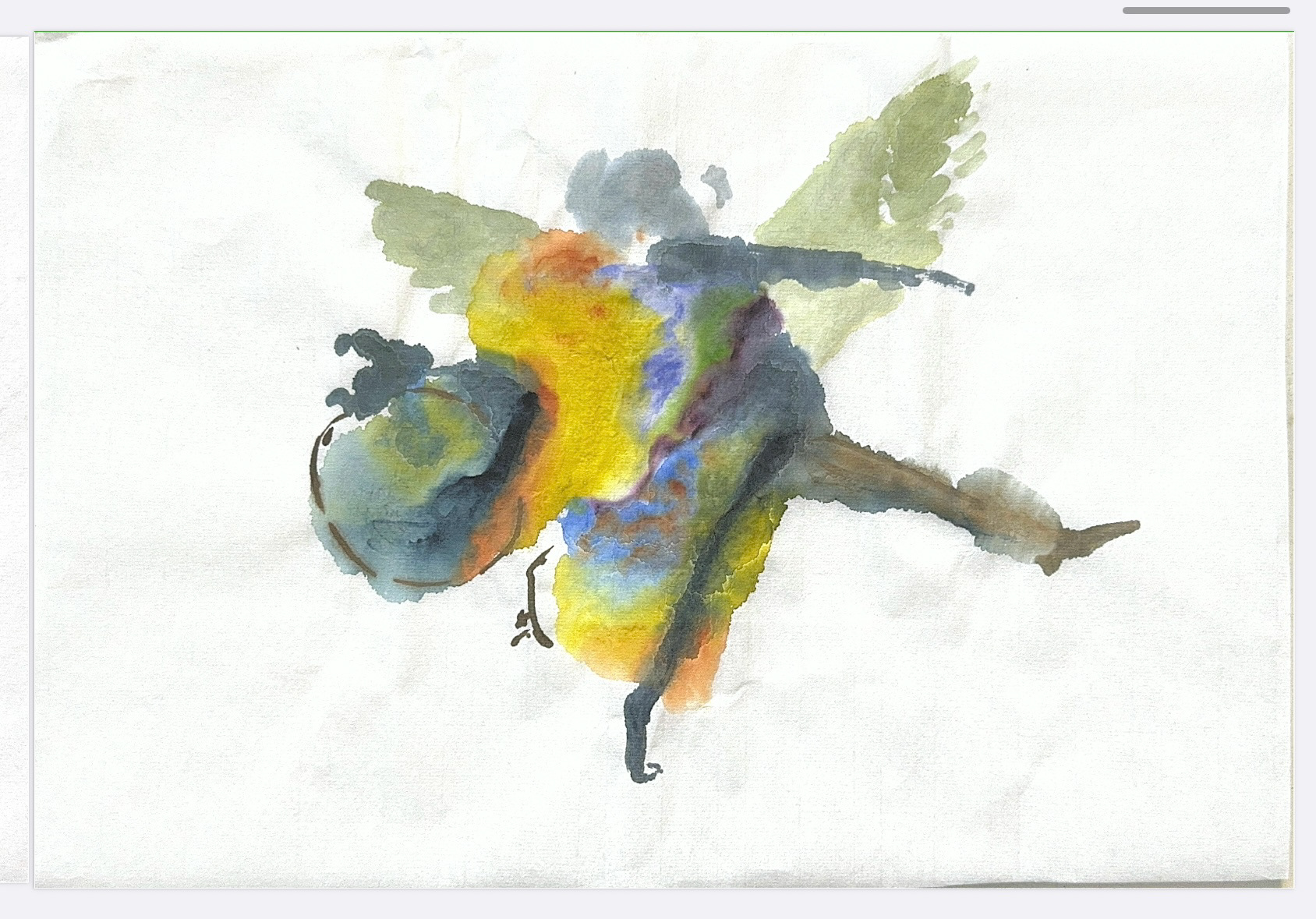 Ми (Us), 2025, watercolor on rice paper, 229x342 mm