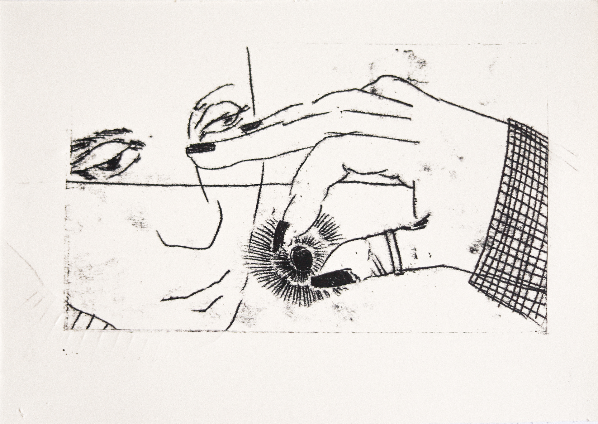 Grain 2, 2023, diatype print on palatina paper,  175x250 mm