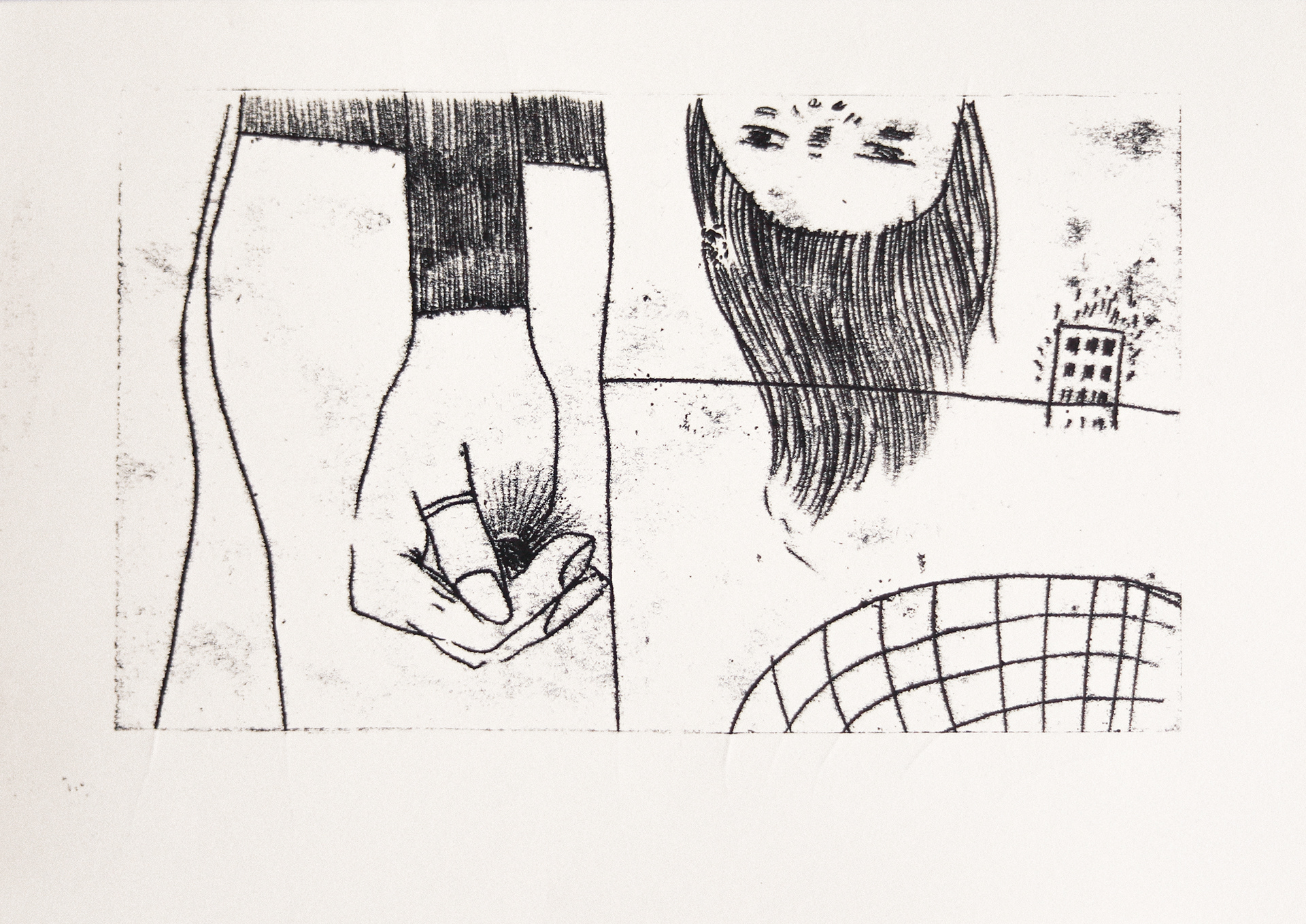 Grain 1 2023, diatype print on palatina paper, 175x249 mm