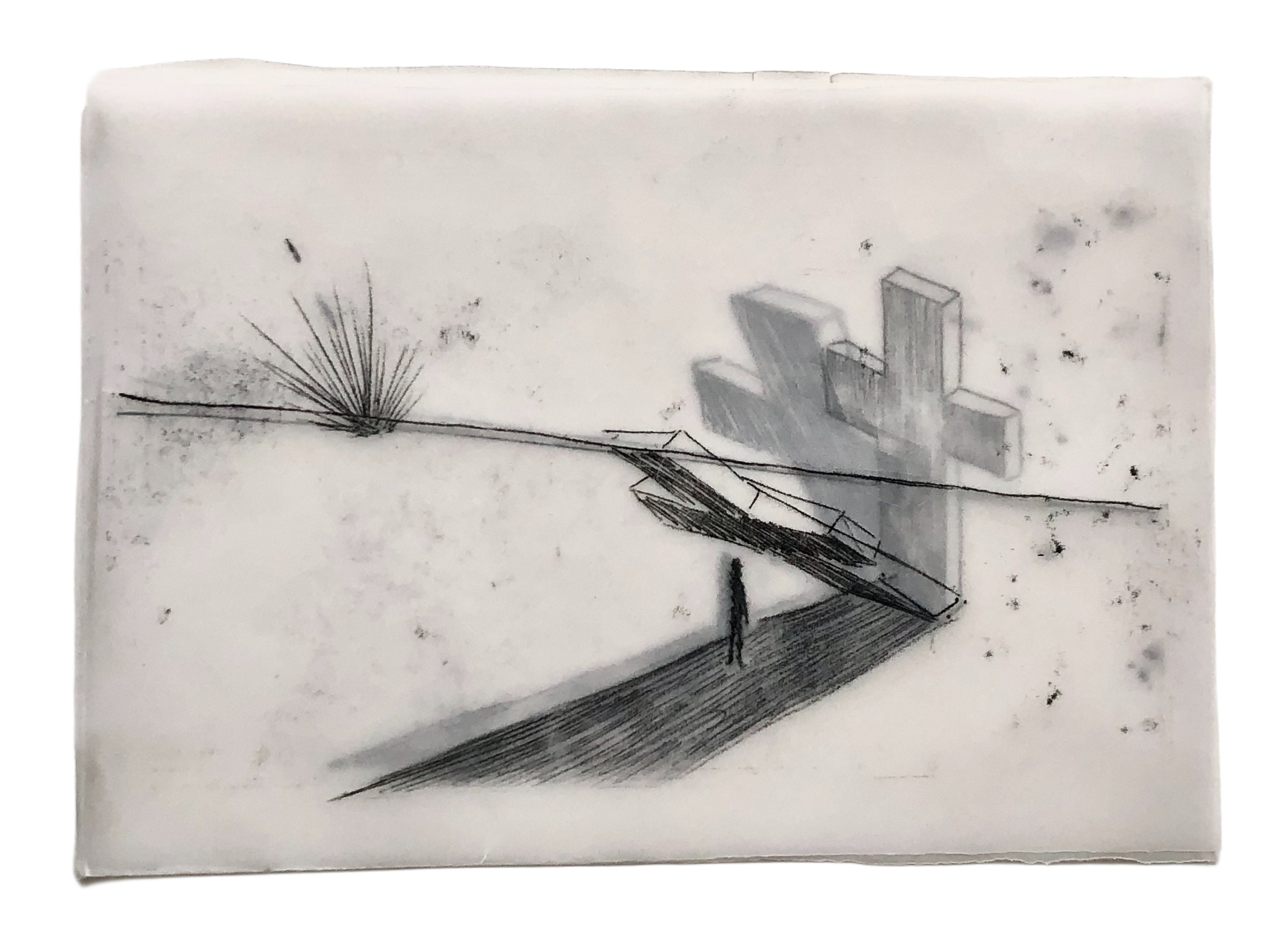 2023, gel pen on tracing paper