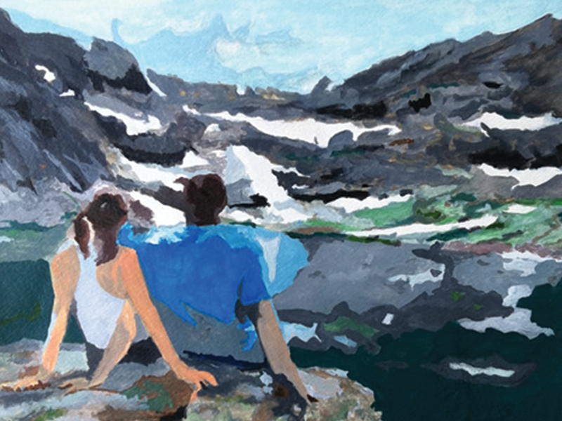 The Engagement - Watercolor