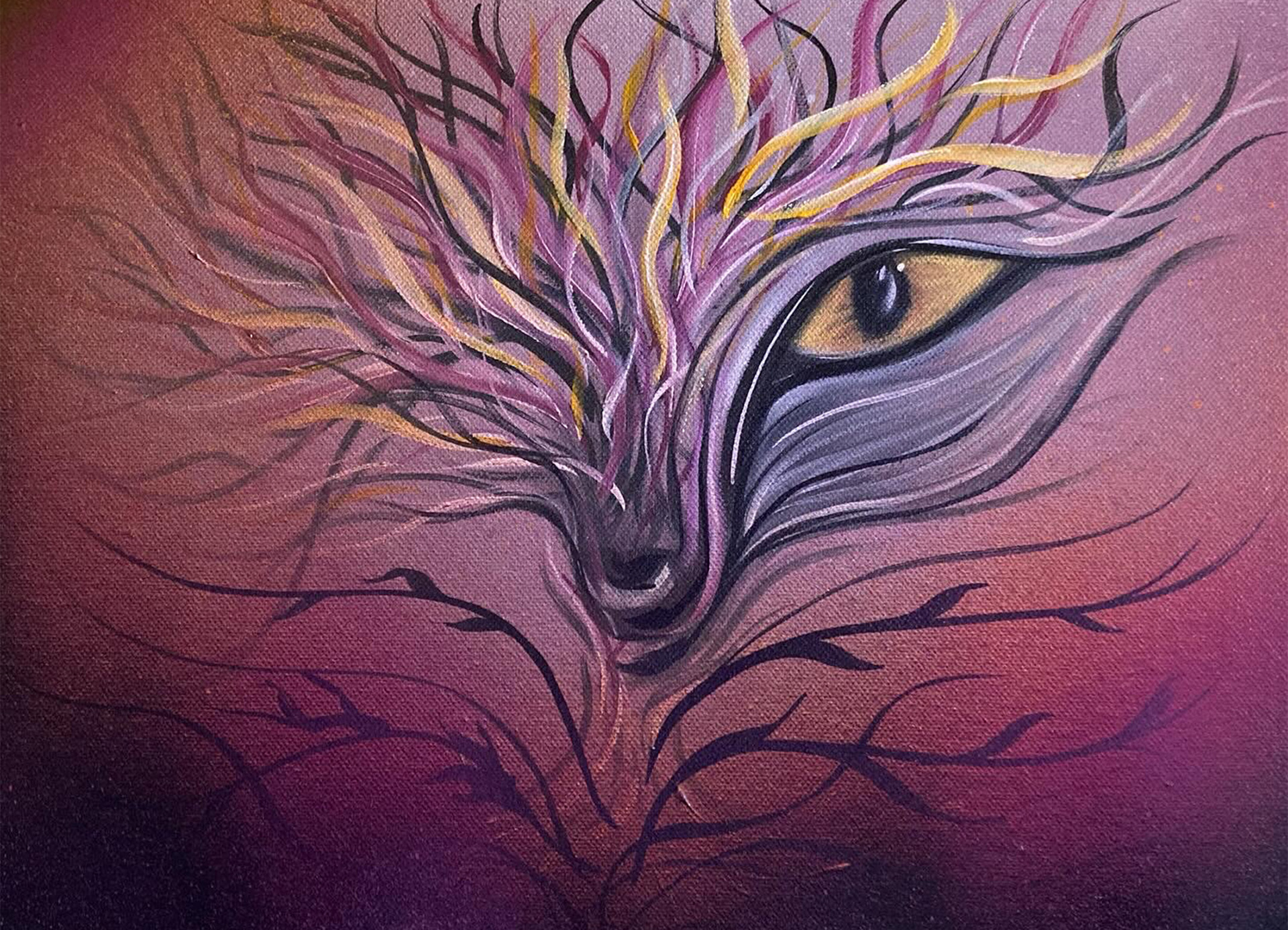 Rencontre - Acrylique - 30x40cm