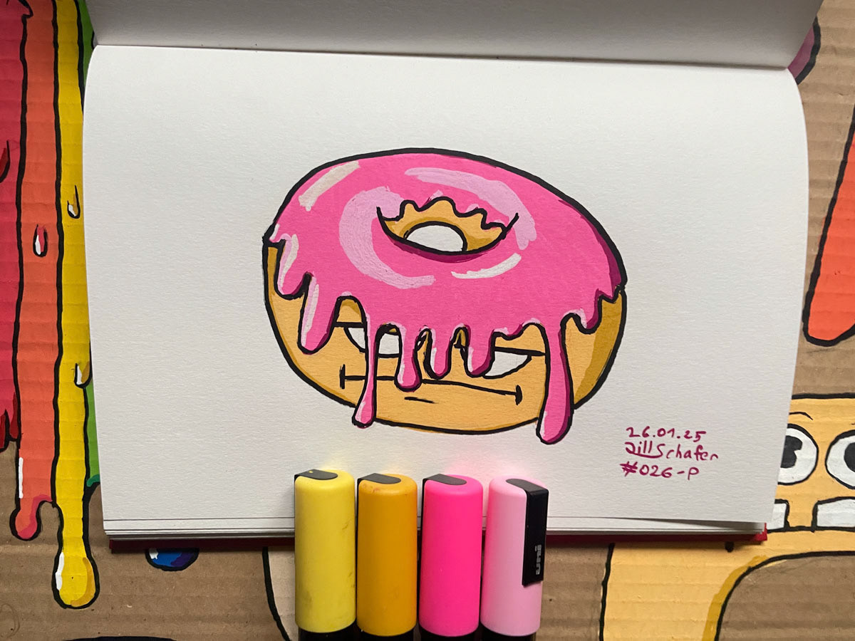 ####----Die Challenge "Drawing every Day" geht weiter - als Zusatz habe ich mir das Ziel gesetzt, daraus auch eine Posca Version zu zeichnen, falls noch Kapazität vorhanden ist.Ich bin gespannt, wie ich mich bis Ende des Jahres entwickle! Folge mir auch auf Cara und Deviant Art.