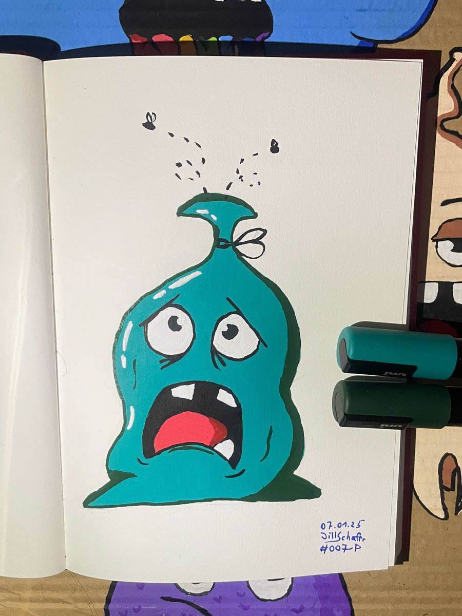 ####----Die Challenge "Drawing every Day" geht weiter - als Zusatz habe ich mir das Ziel gesetzt, daraus auch eine Posca Version zu zeichnen, falls noch Kapazität vorhanden ist.Ich bin gespannt, wie ich mich bis Ende des Jahres entwickle! Folge mir auch auf Cara und Deviant Art.