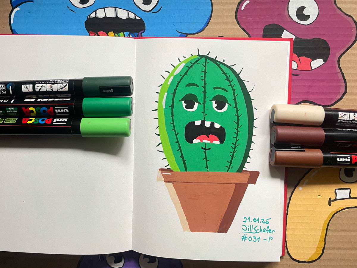 ####----Die Challenge "Drawing every Day" geht weiter - als Zusatz habe ich mir das Ziel gesetzt, daraus auch eine Posca Version zu zeichnen, falls noch Kapazität vorhanden ist.Ich bin gespannt, wie ich mich bis Ende des Jahres entwickle! Folge mir auch auf Cara und Deviant Art.