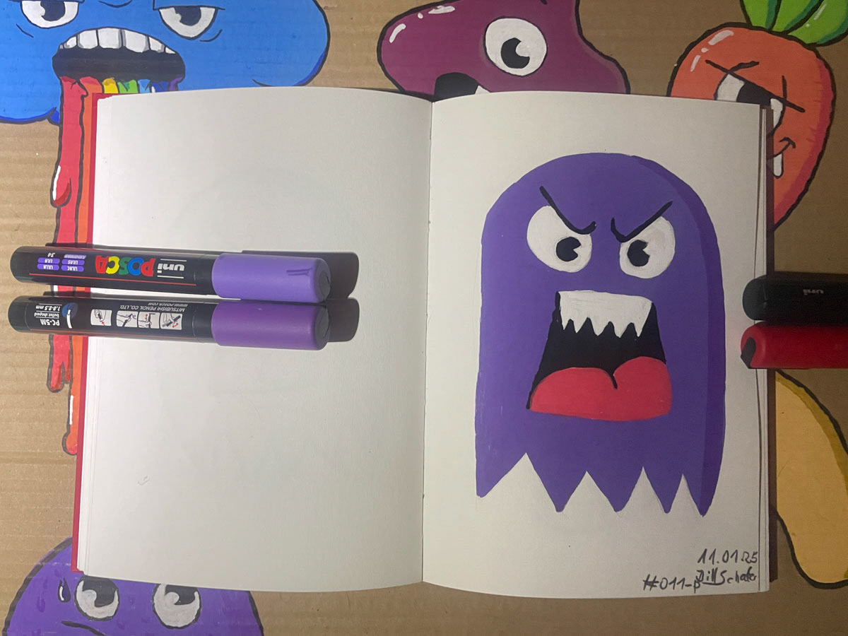####----Die Challenge "Drawing every Day" geht weiter - als Zusatz habe ich mir das Ziel gesetzt, daraus auch eine Posca Version zu zeichnen, falls noch Kapazität vorhanden ist.Ich bin gespannt, wie ich mich bis Ende des Jahres entwickle! Folge mir auch auf Cara und Deviant Art.