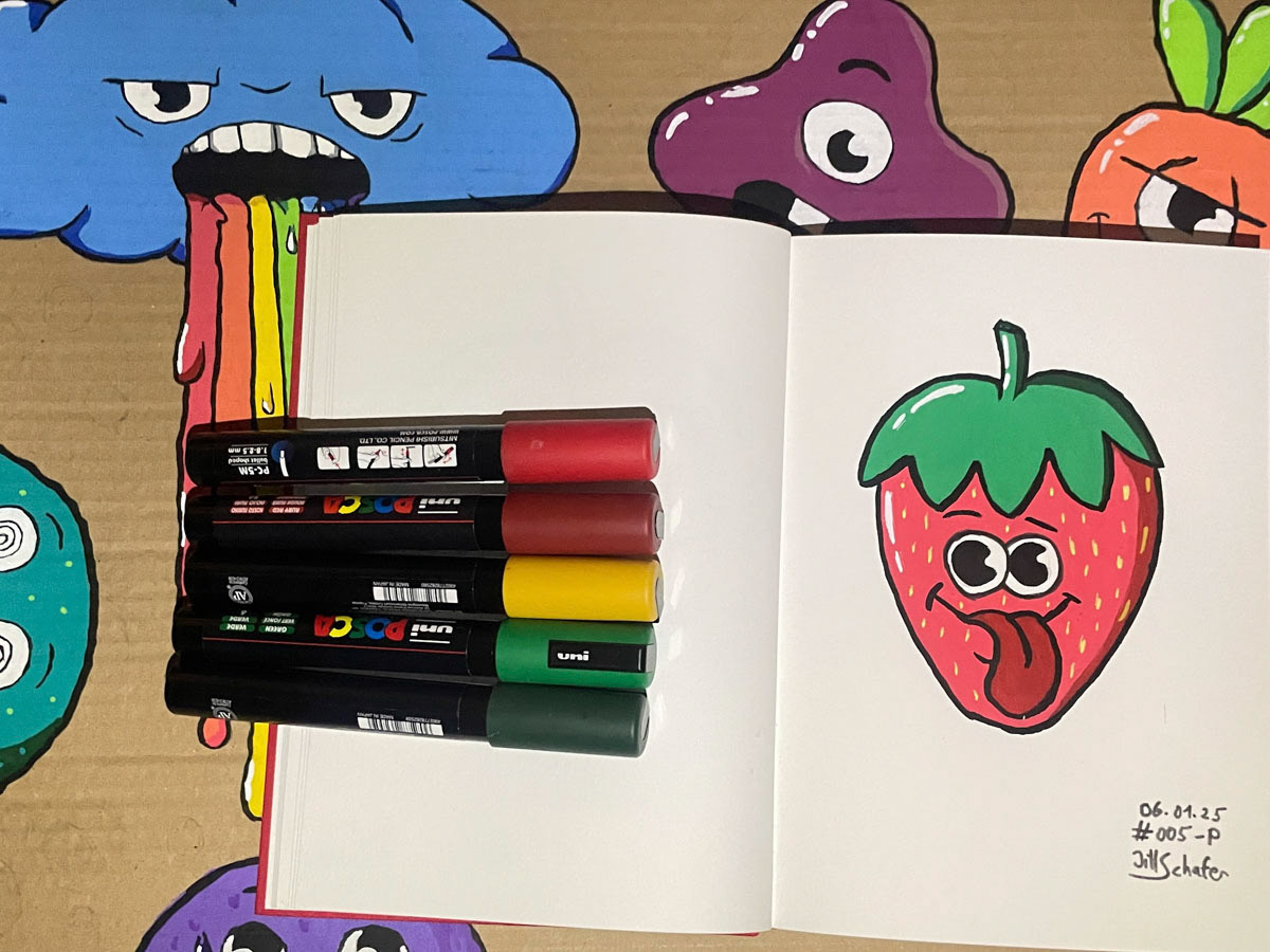 ####----Die Challenge "Drawing every Day" geht weiter - als Zusatz habe ich mir das Ziel gesetzt, daraus auch eine Posca Version zu zeichnen, falls noch Kapazität vorhanden ist.Ich bin gespannt, wie ich mich bis Ende des Jahres entwickle! Folge mir auch auf Cara und Deviant Art.