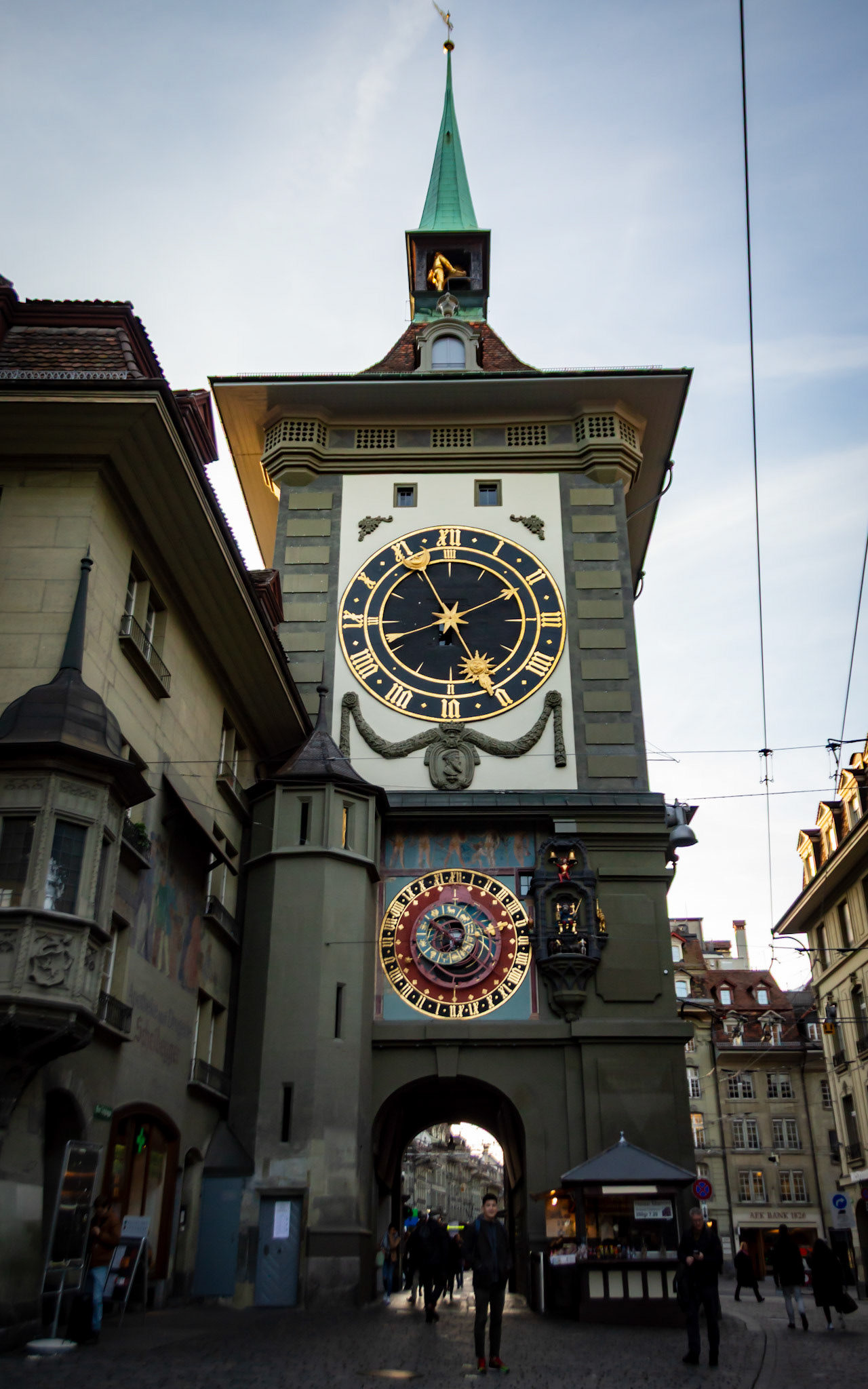 die Zytglogge in Bern, Schweiz. Ein sehr beliebtes Motiv für Touristen und Einheimische.