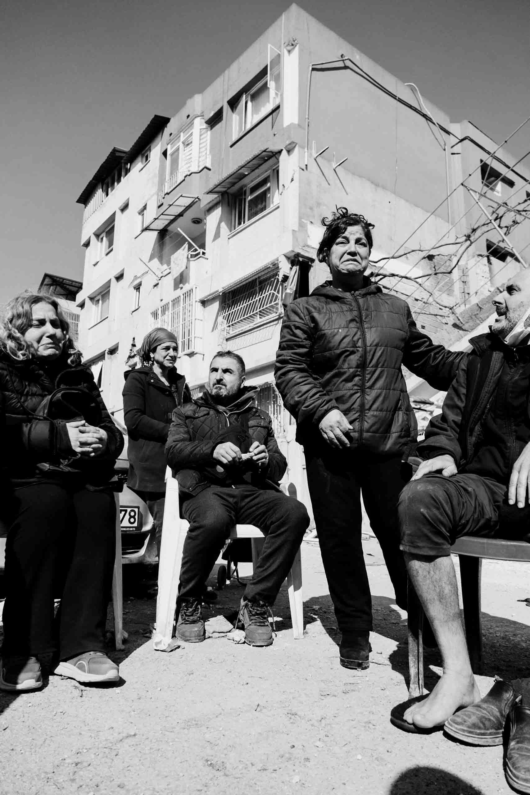 Grieving over loved ones after the earthquake in Antakya, Turkey 2022