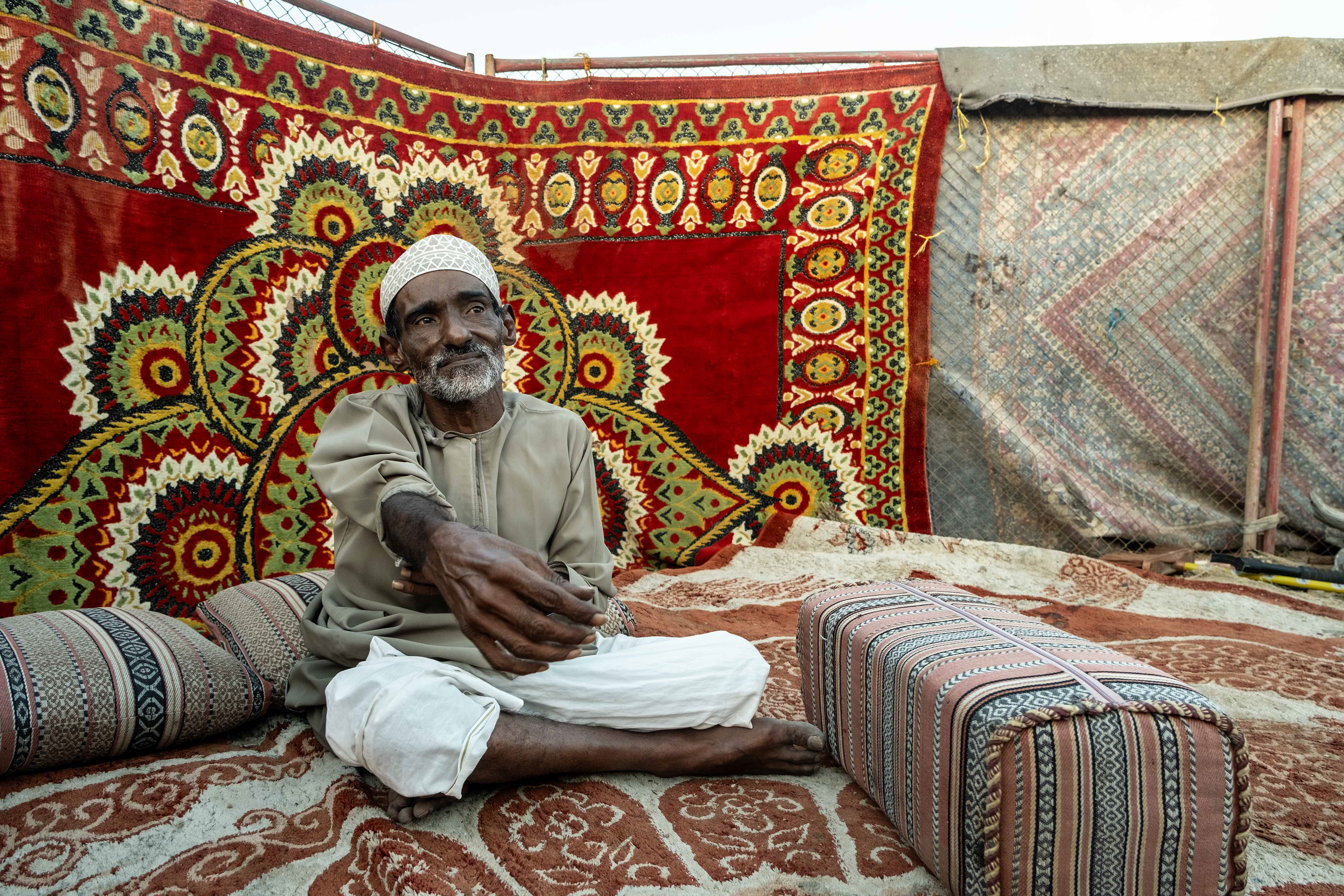 Bedu in the desert of Oman