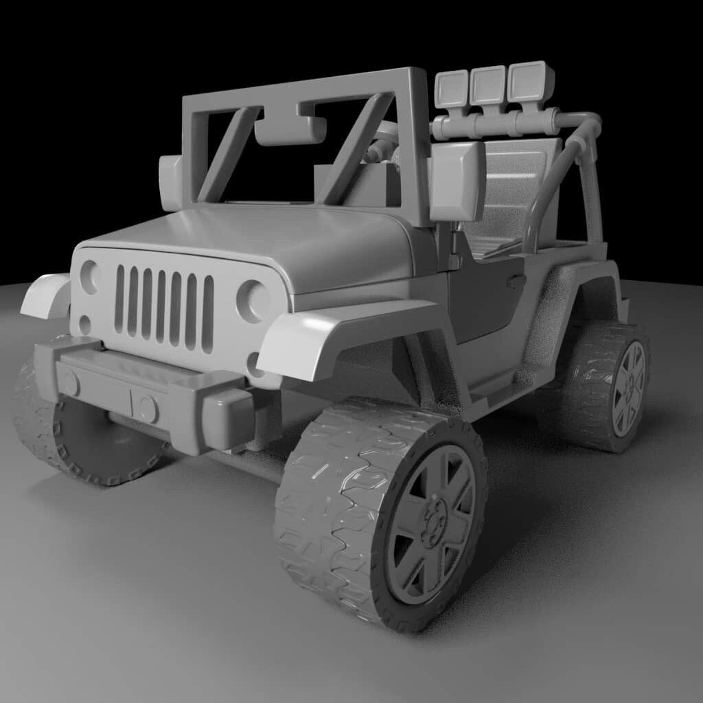 Nana Johnson Portfolio - Jeep Wrangler Power Wheels Model