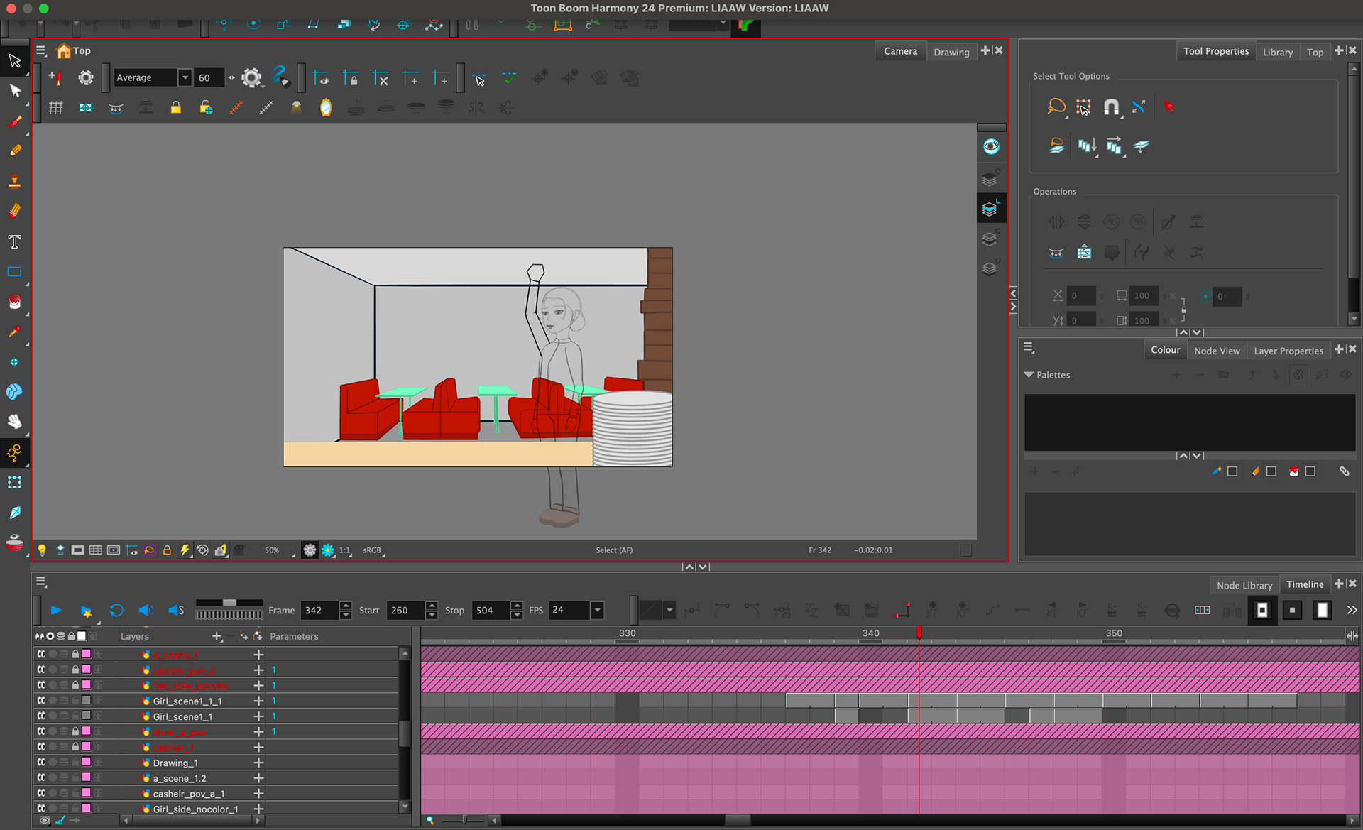 Screenshot from ToonBoomHarmony