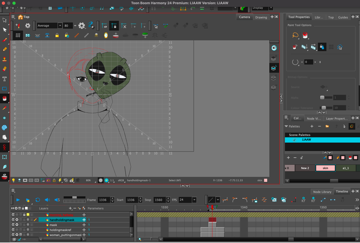 Screenshot from ToonBoomHarmony