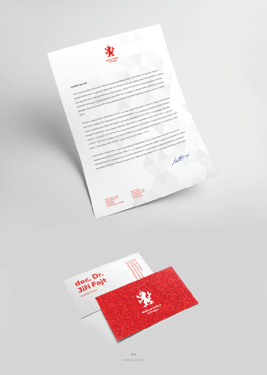 letterhead, business card