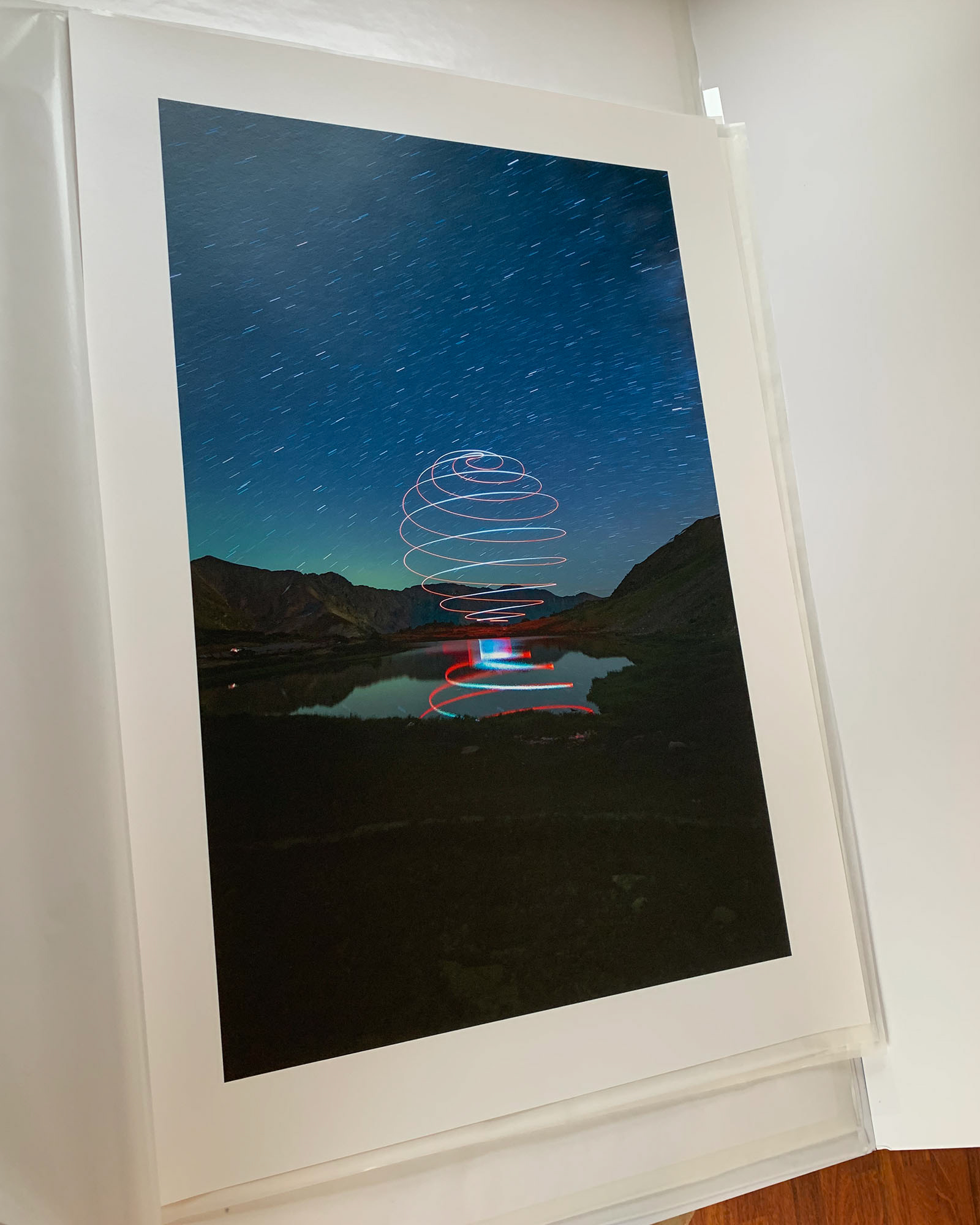 Unmounted and varnished
