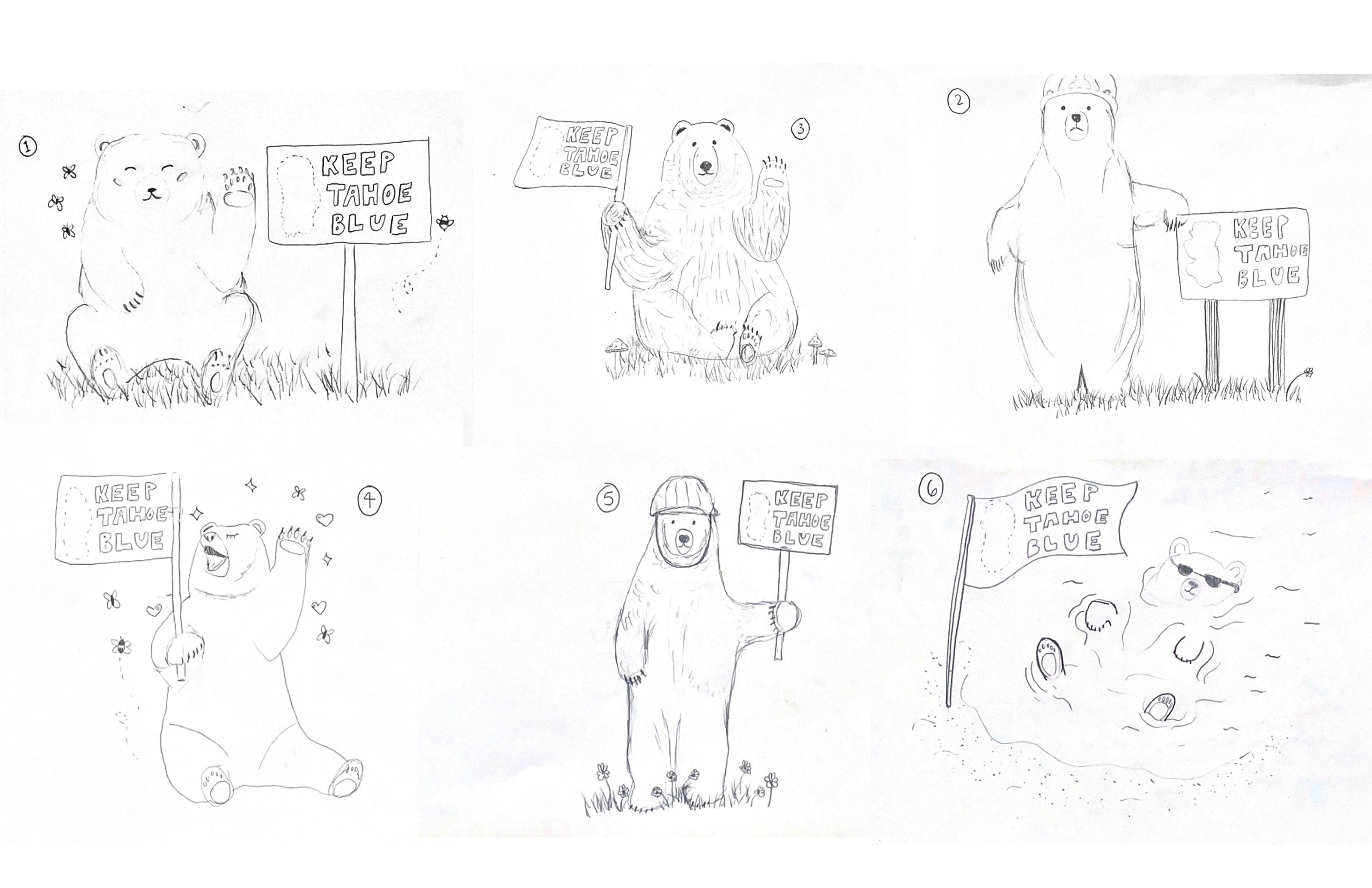 Bear Patch sketches