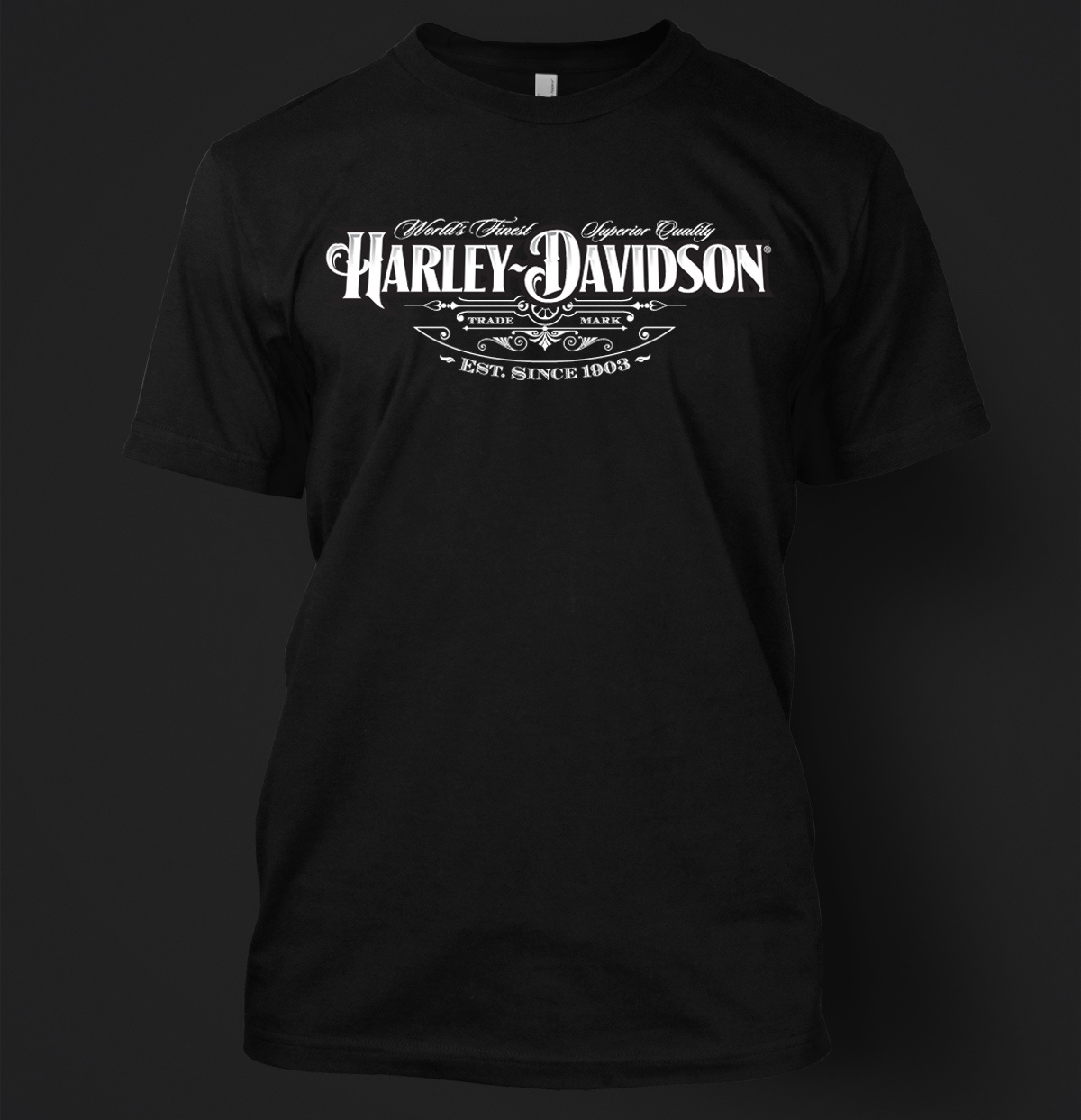 harley davidson apparel art vector illustration tee tshirt top lettering vintage type lock up