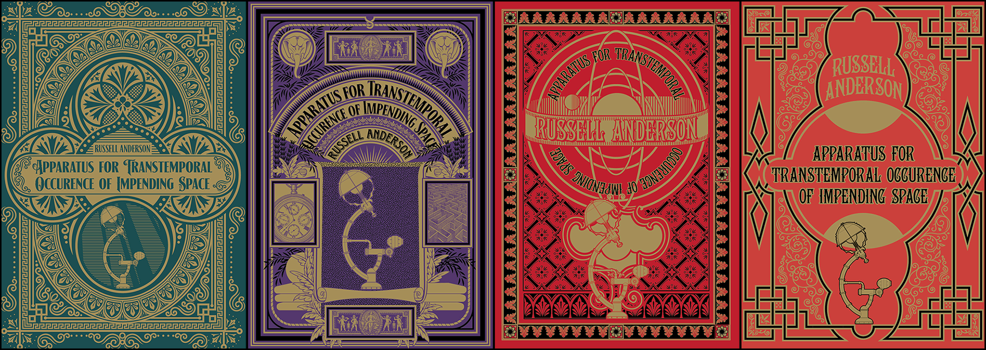 developmental work vector roughs antique book covers