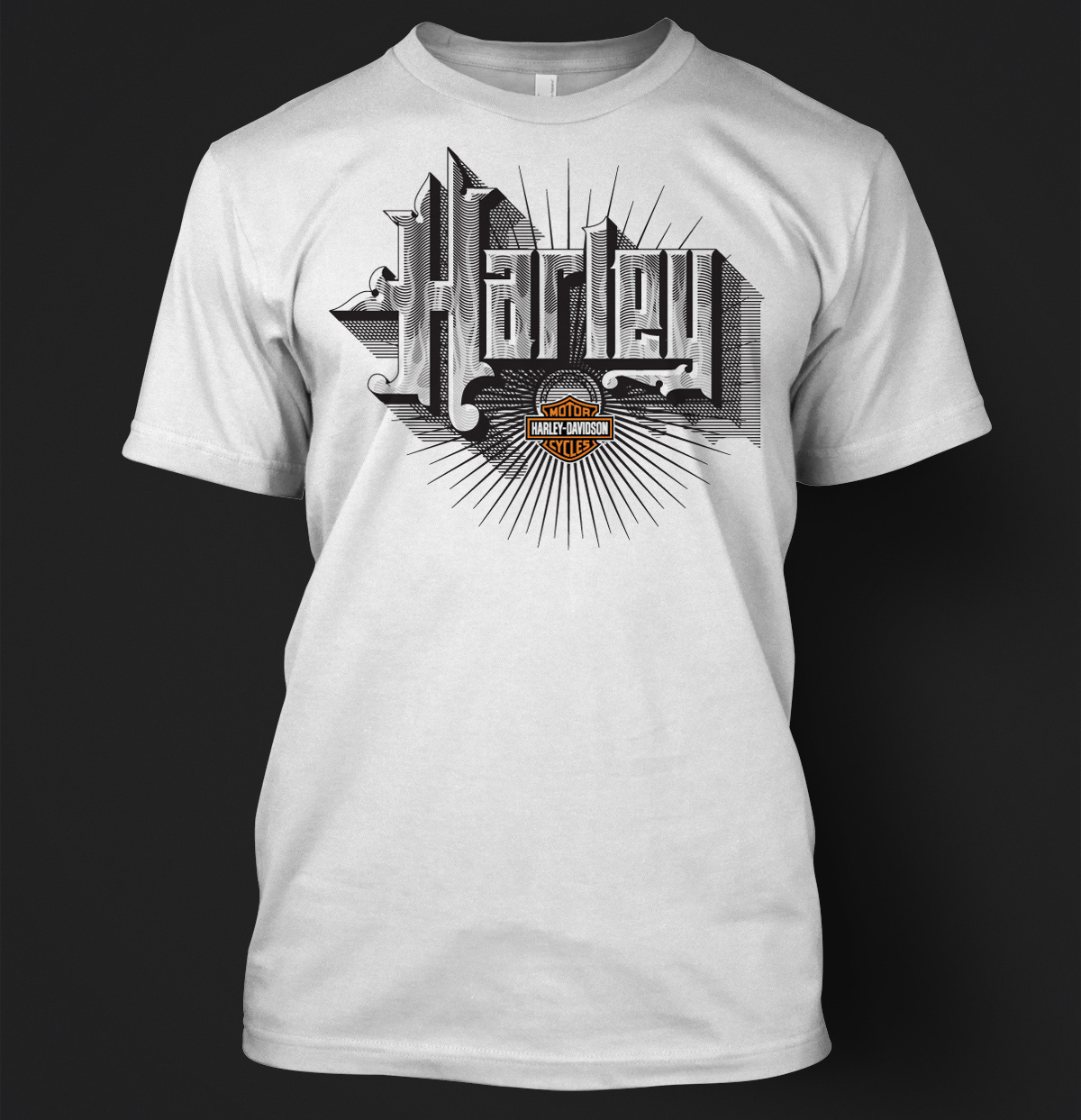 harley davidson apparel art vector illustration tee tshirt top sanborn burning flame graphics