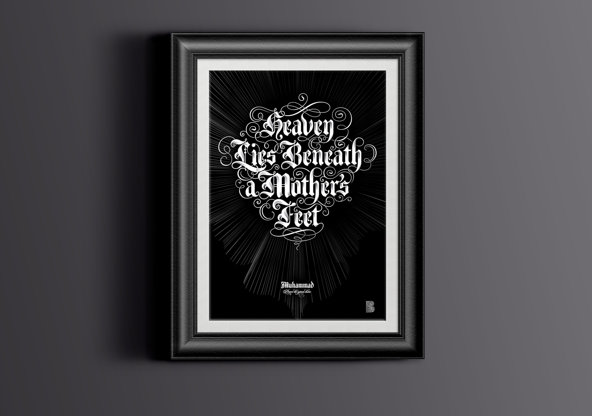 AGDA poster biennale vector lettering melbourne australia blackletter fraktur mother life is precious