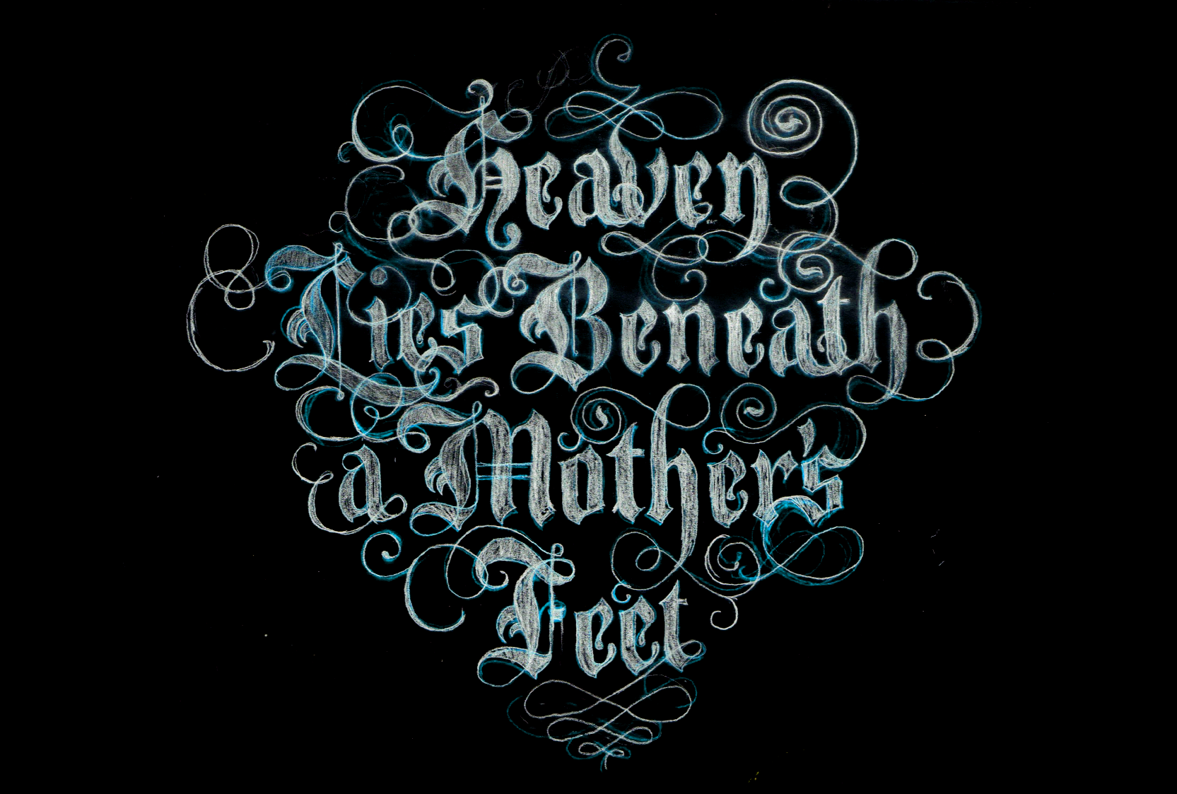 sketch hand lettering poster type typography font