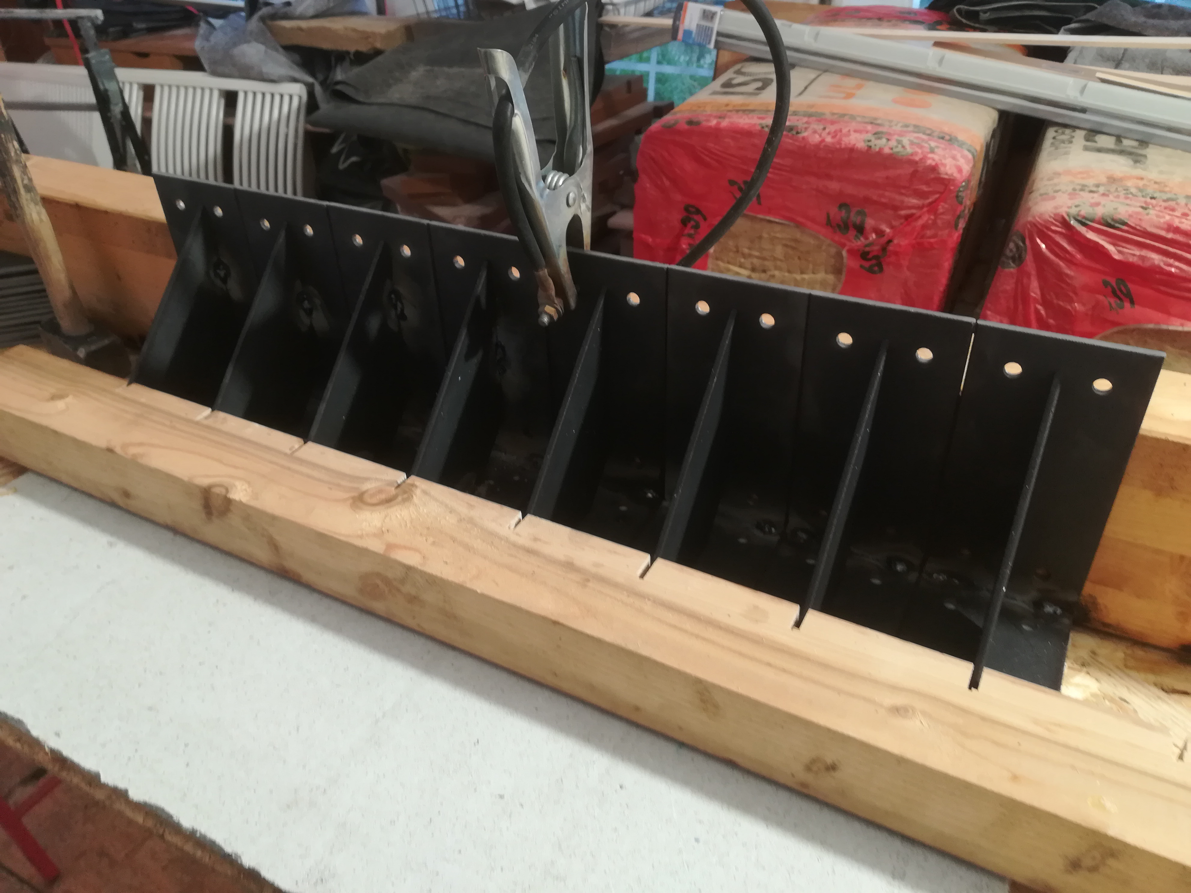 Eckwinkel mit Aussteifung