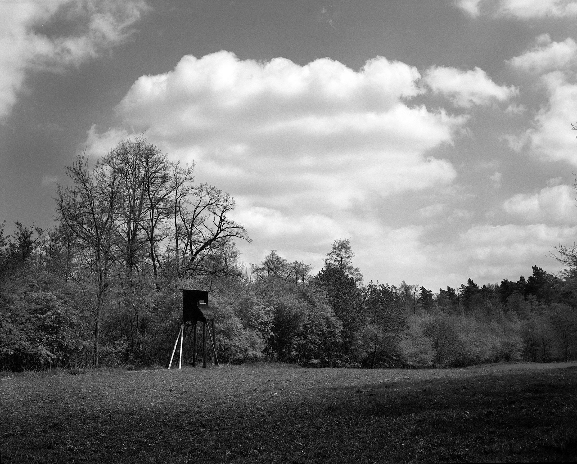 Shooting post / field, Dalheim, Germany, 2017