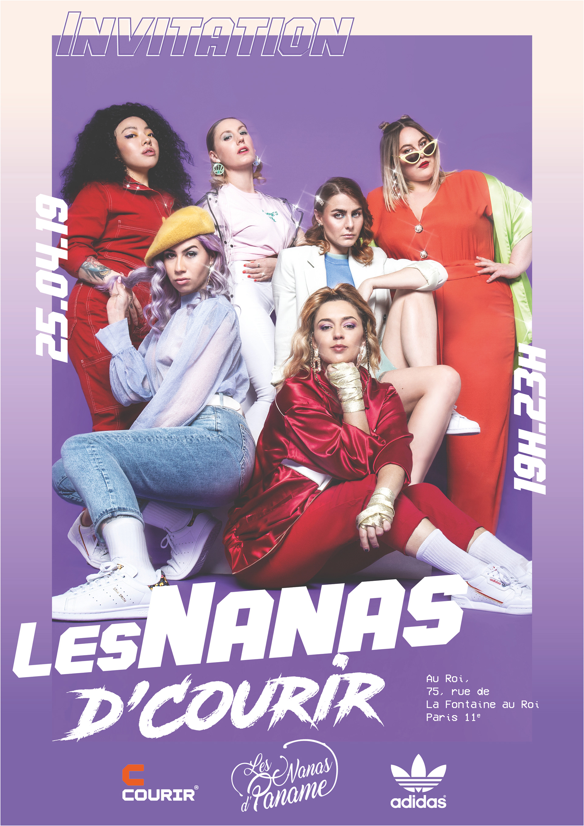 Invitation Les Nanas d'Courir